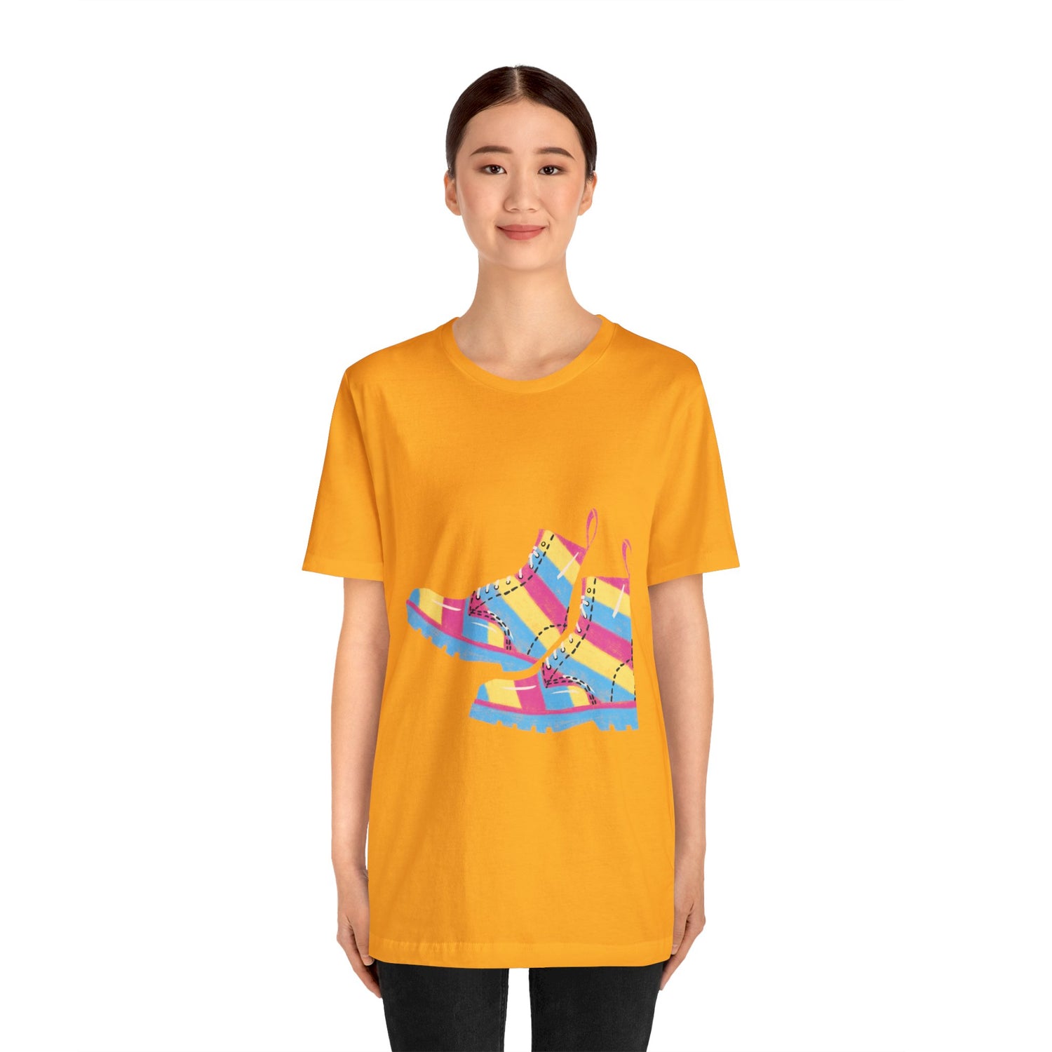 Pansexual Boots Short Sleeve Tee