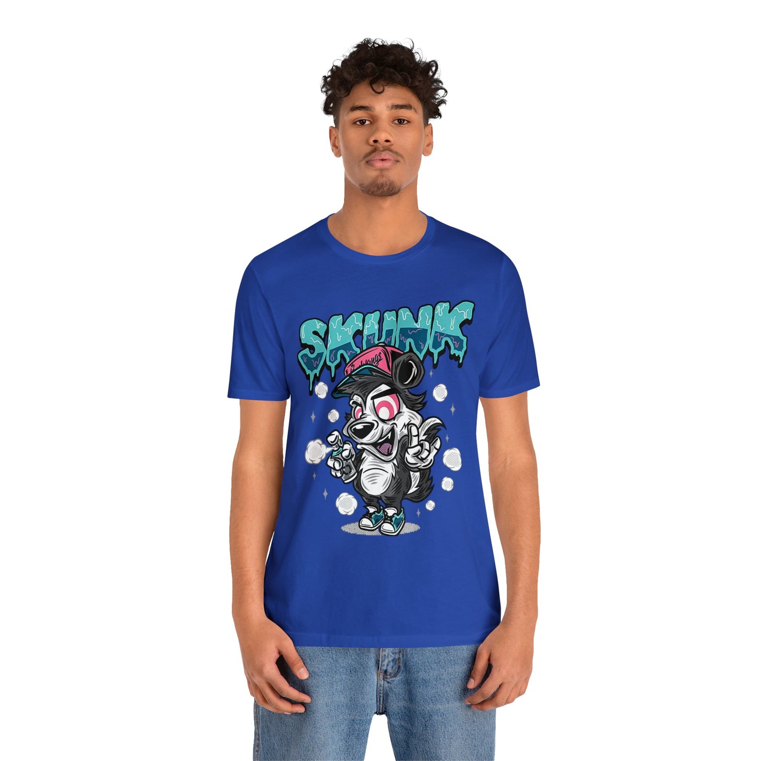 Hip Hop Skunk Jersey Short Sleeve Tee