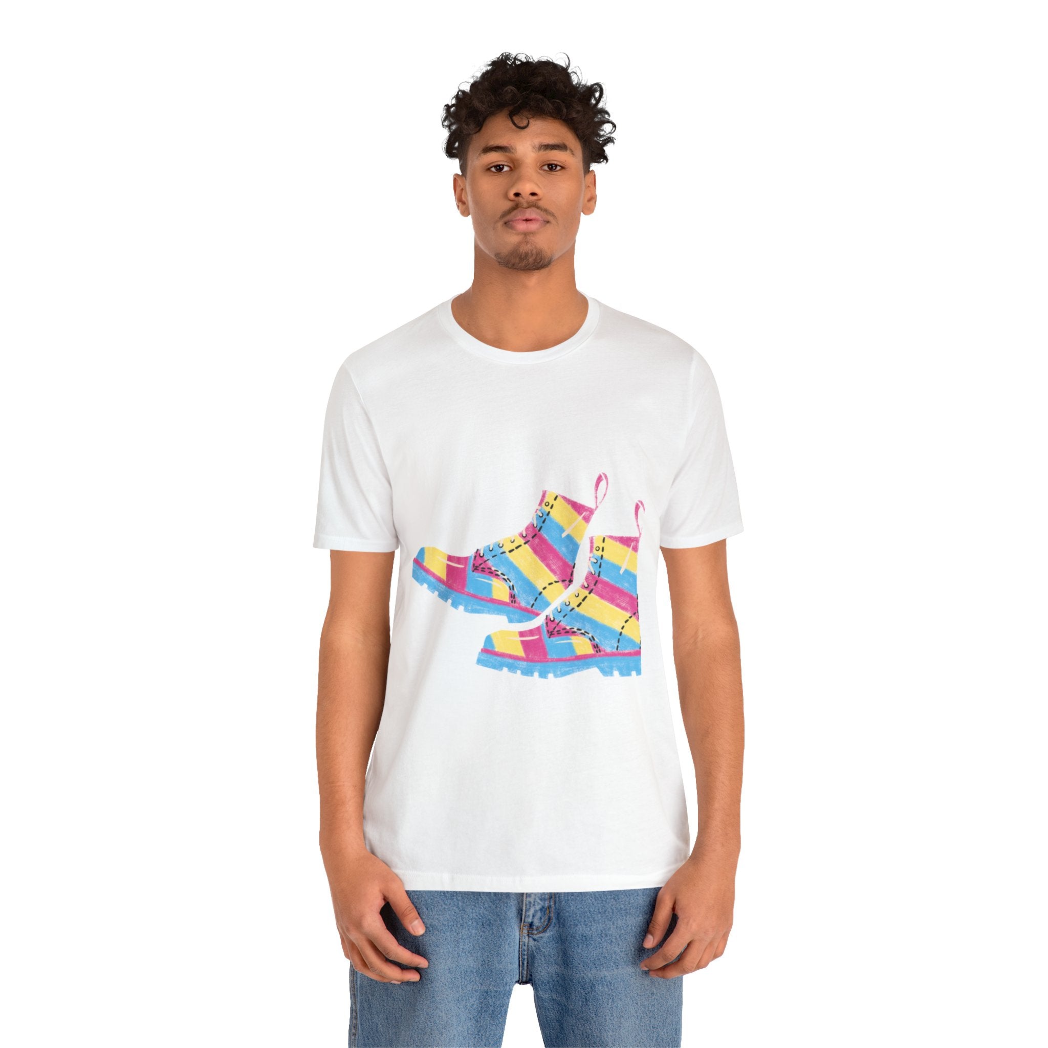 Pansexual Boots Short Sleeve Tee