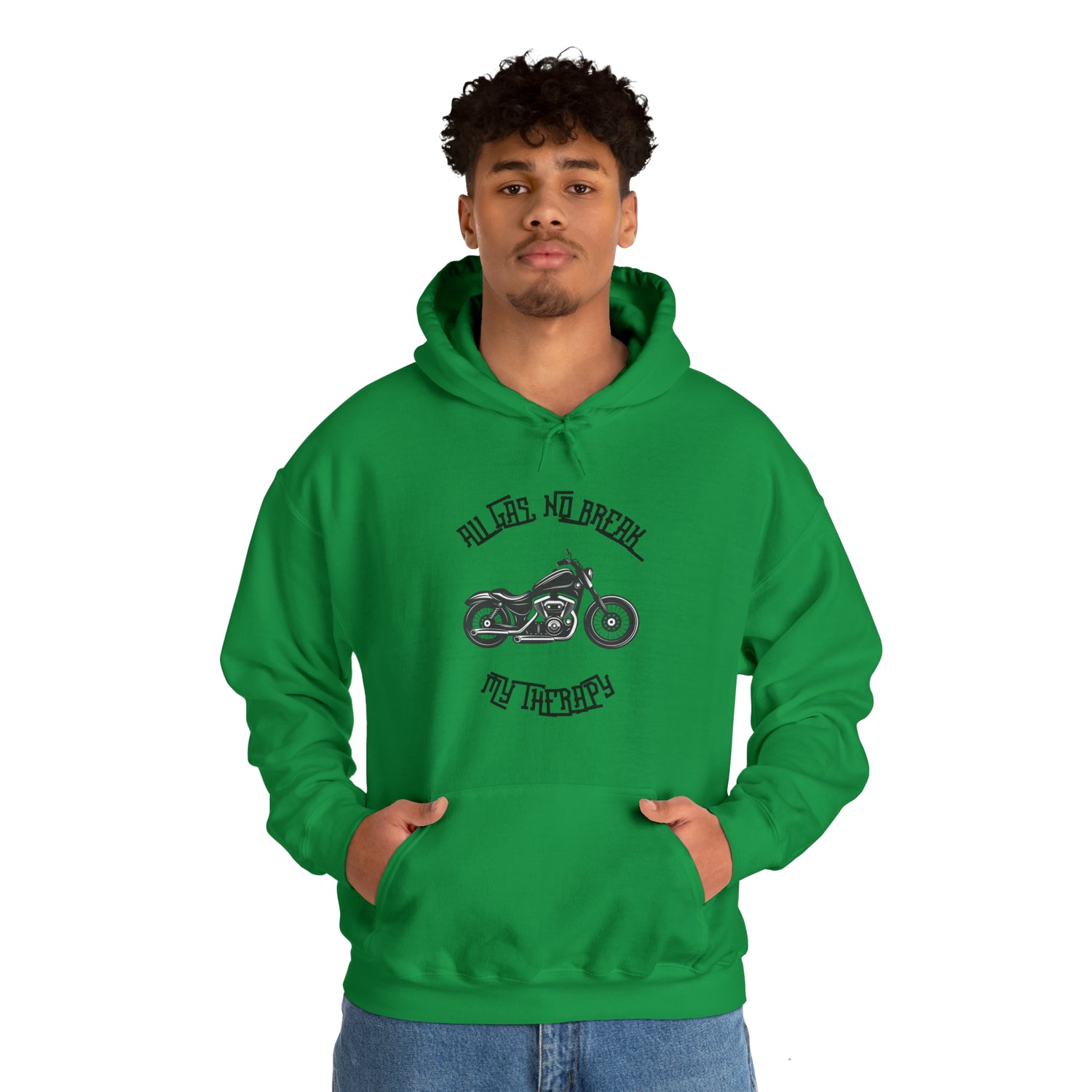 Biker Therapy Hooded Sweatshirt