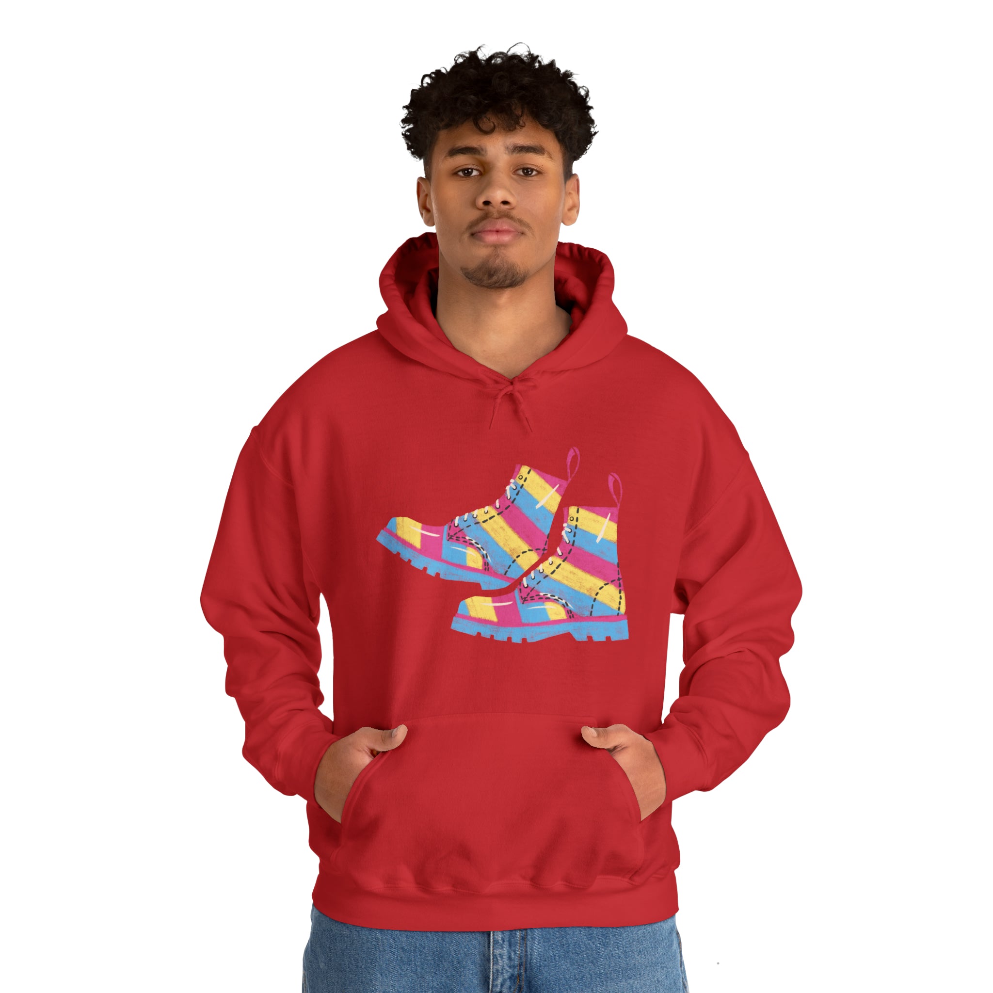 Pansexual Boots Hooded Sweatshirt