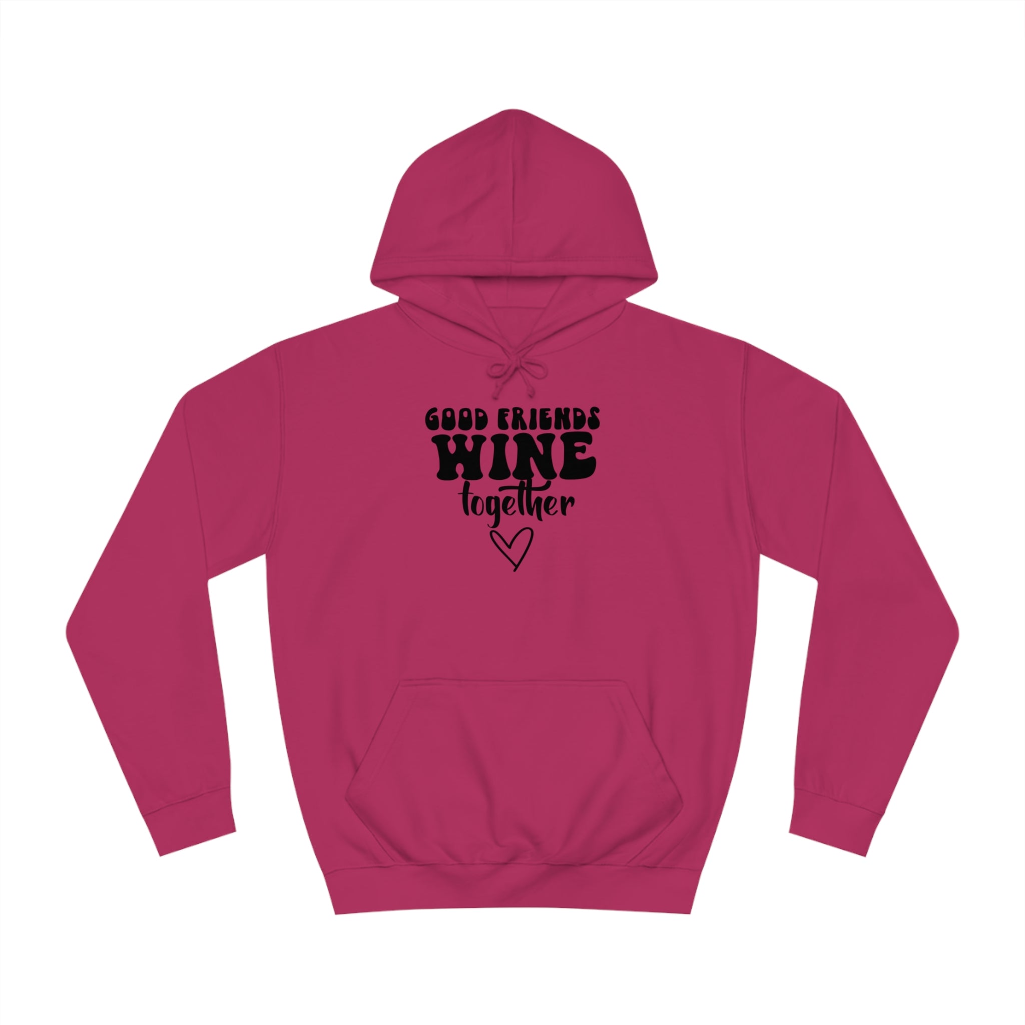 Friends Wine Hoodie