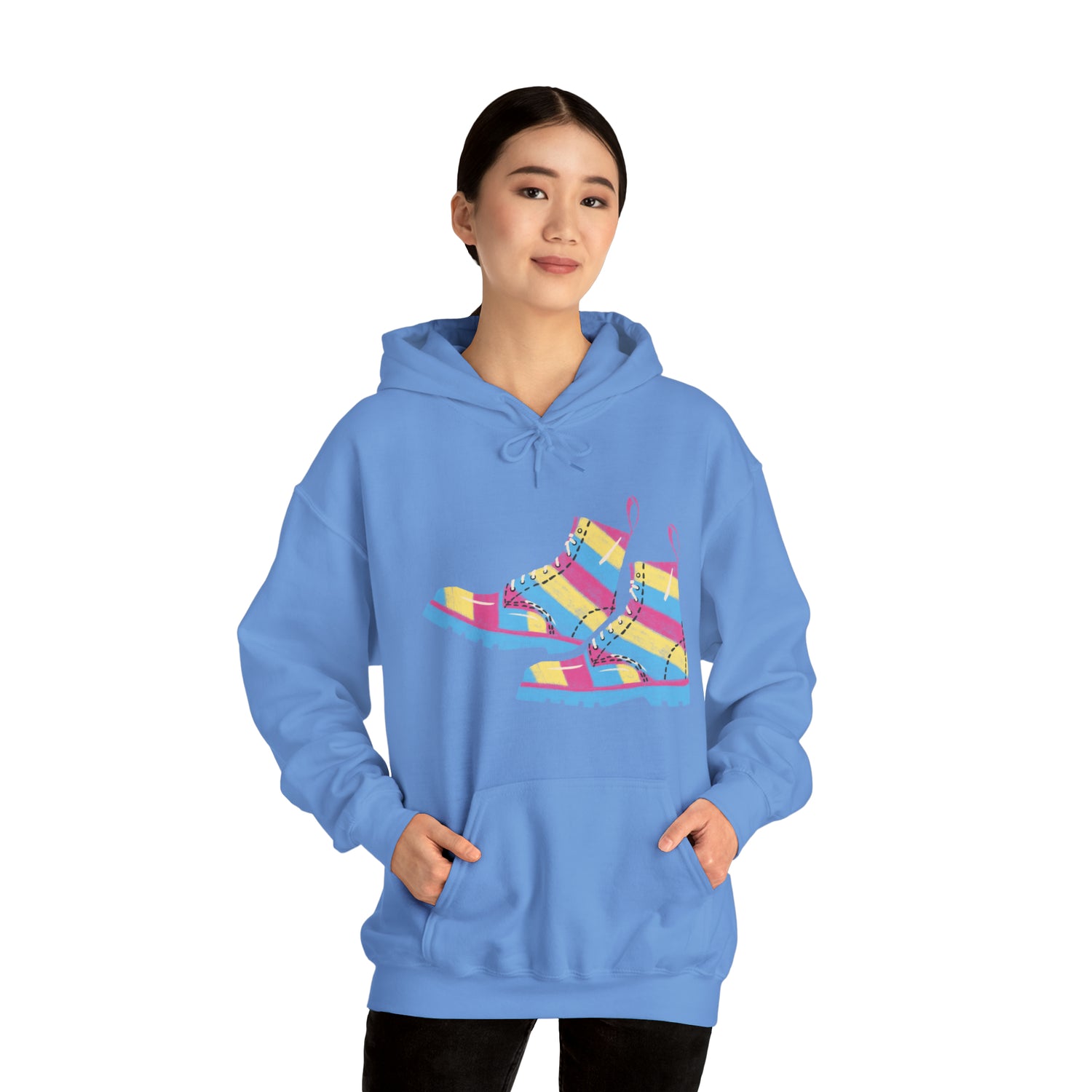 Pansexual Boots Hooded Sweatshirt