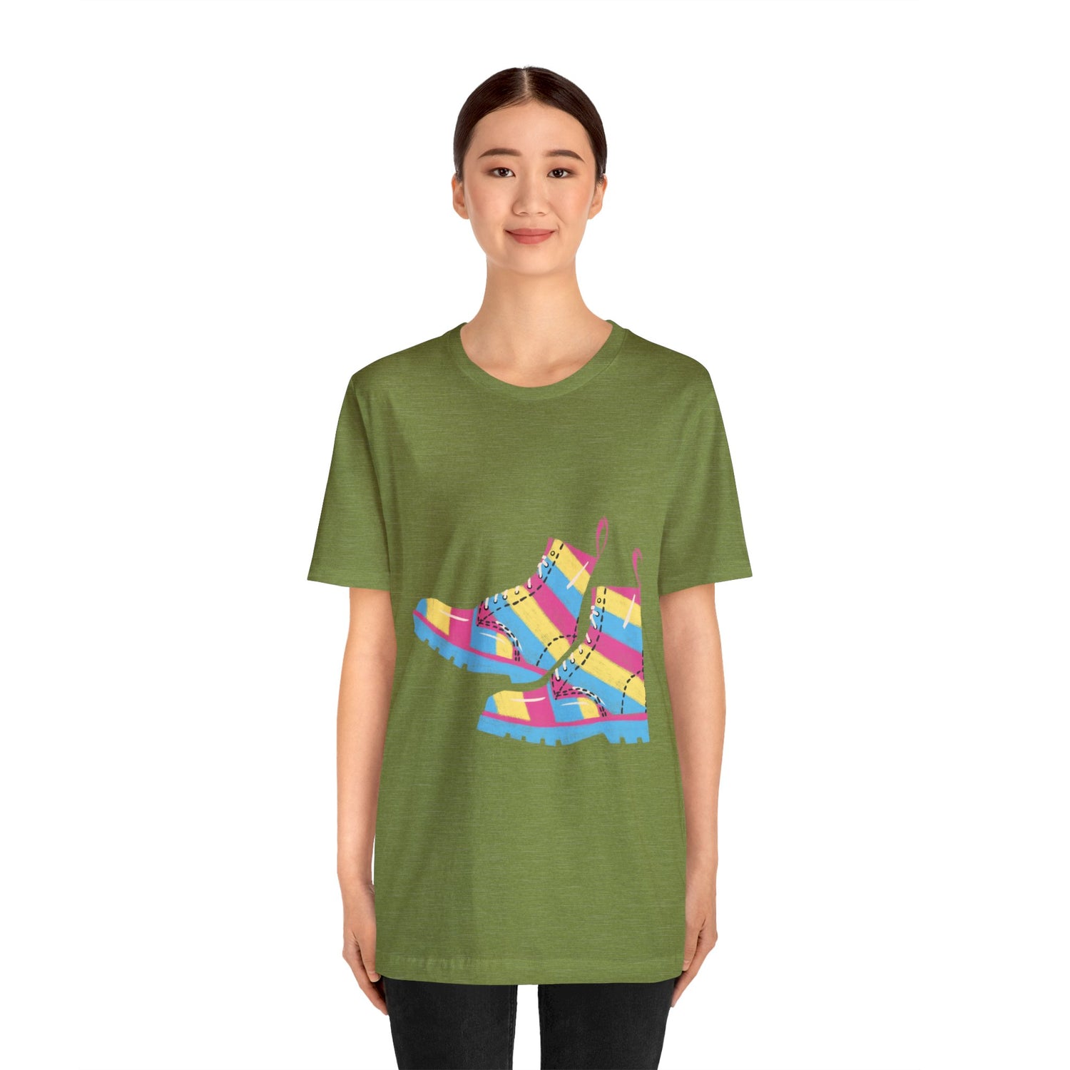 Pansexual Boots Short Sleeve Tee