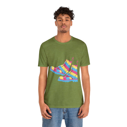 Pansexual Boots Short Sleeve Tee