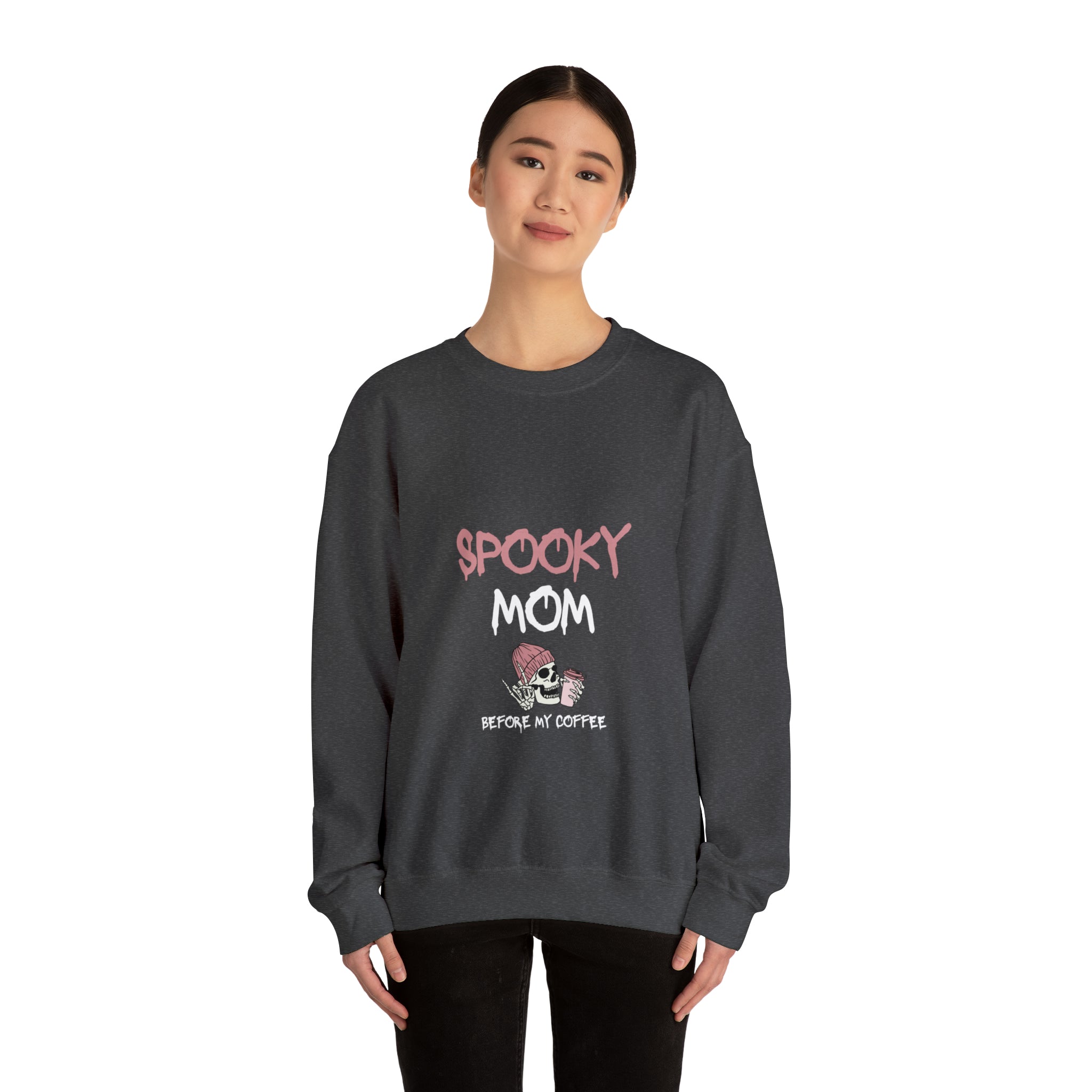 Rise and Haunt: Spooky Mom Before My Coffee Sweatshirt