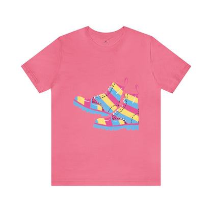 Pansexual Boots Short Sleeve Tee