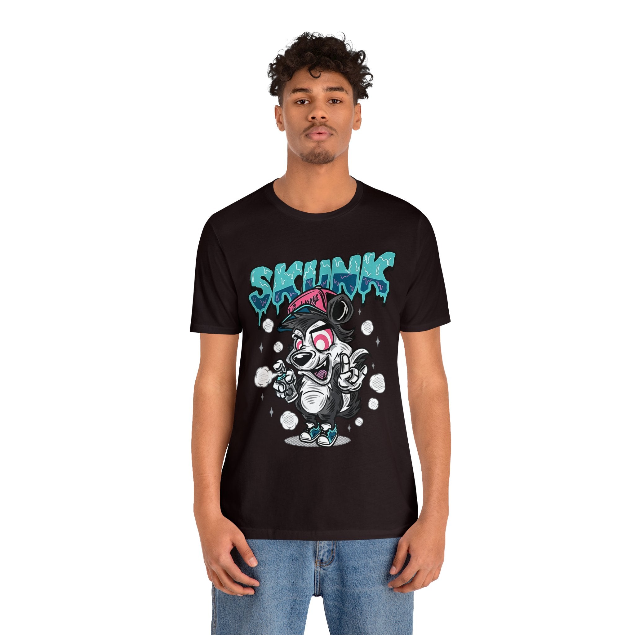 Hip Hop Skunk Jersey Short Sleeve Tee