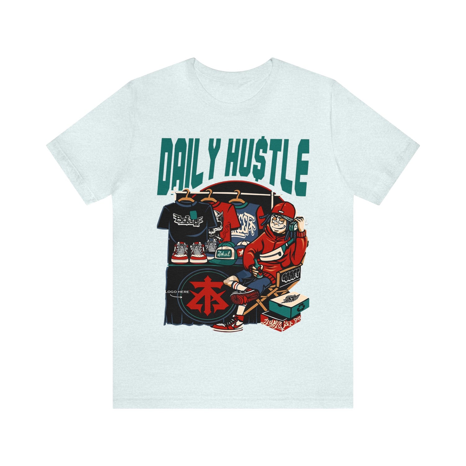 Daily Hustle Jersey Short Sleeve Tee