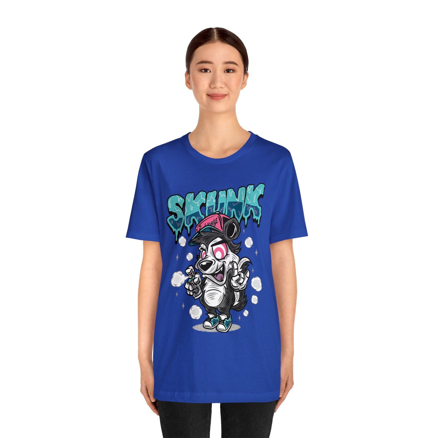 Hip Hop Skunk Jersey Short Sleeve Tee