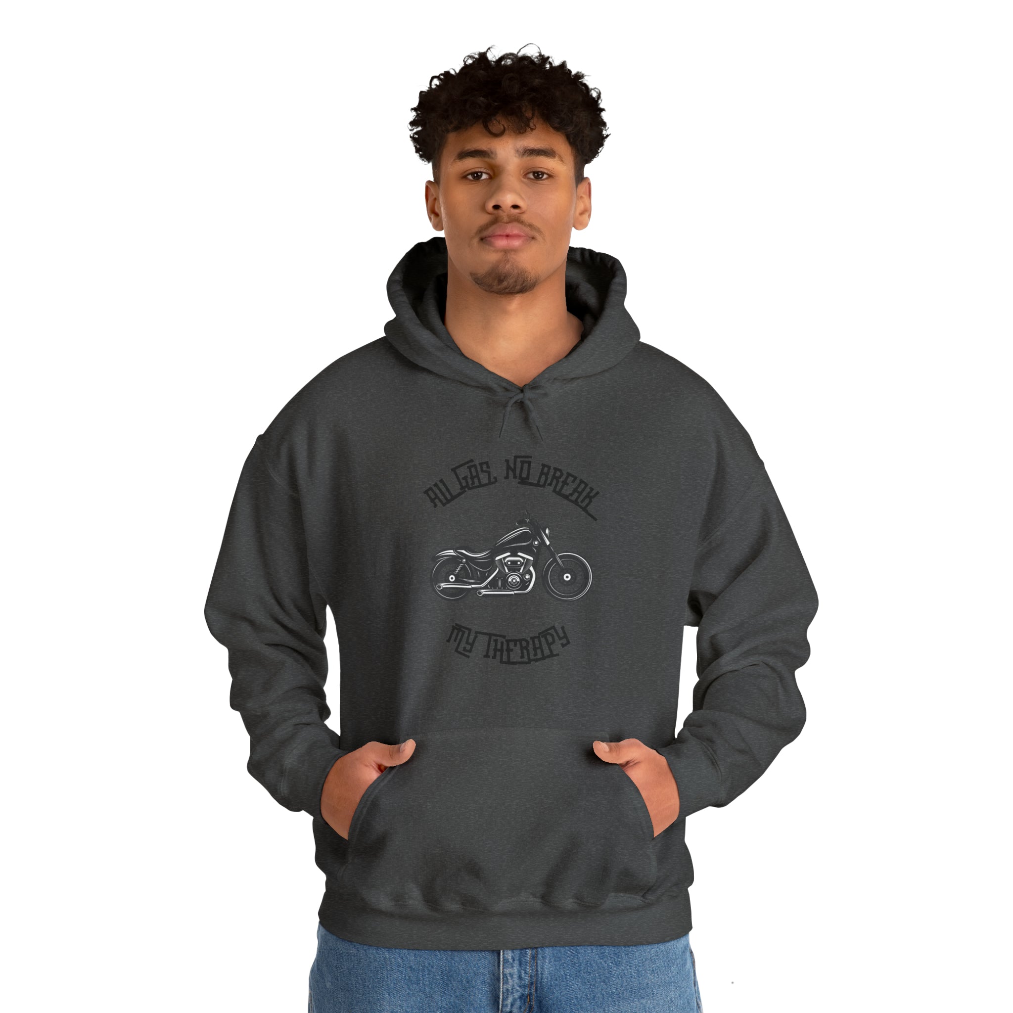 Biker Therapy Hooded Sweatshirt