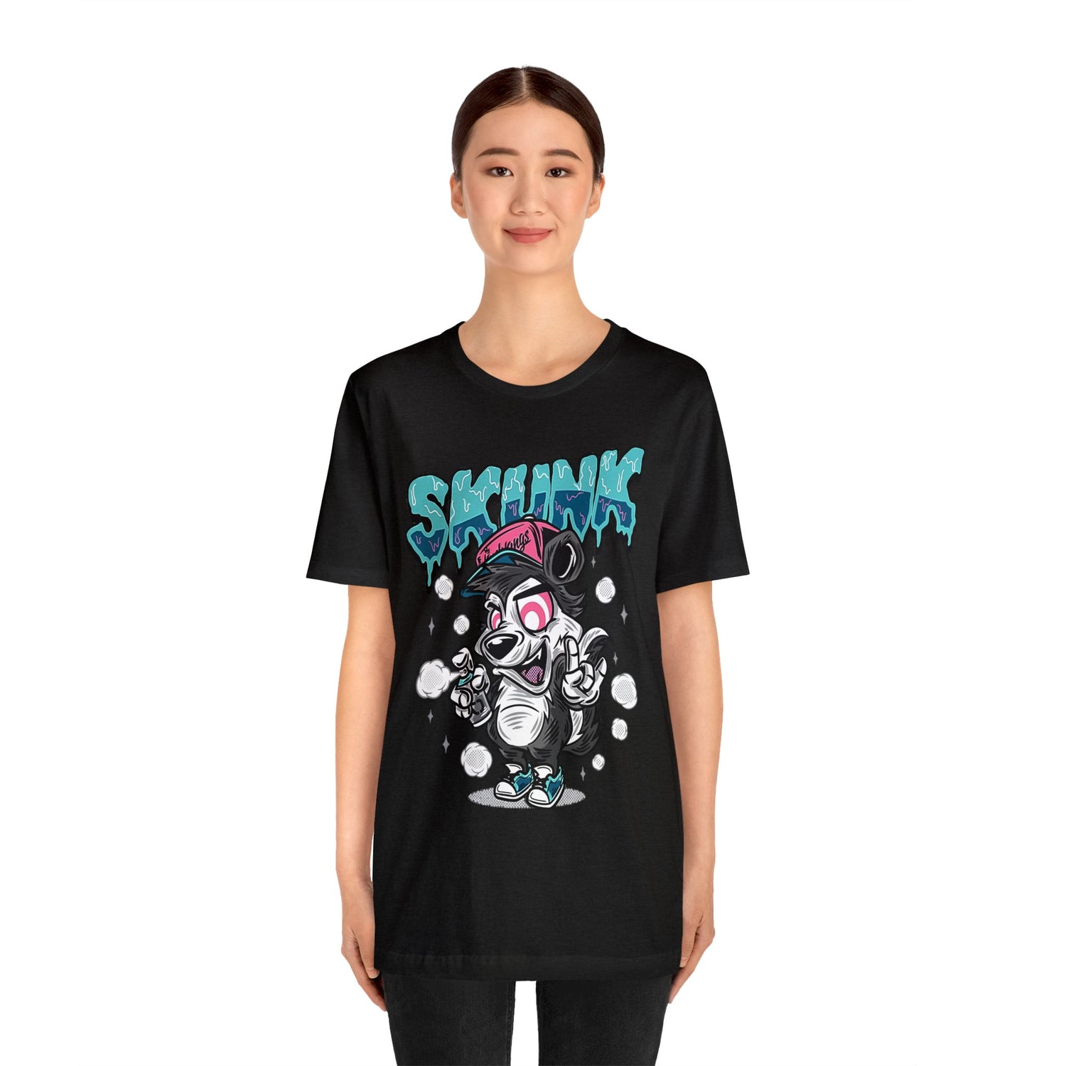 Hip Hop Skunk Jersey Short Sleeve Tee