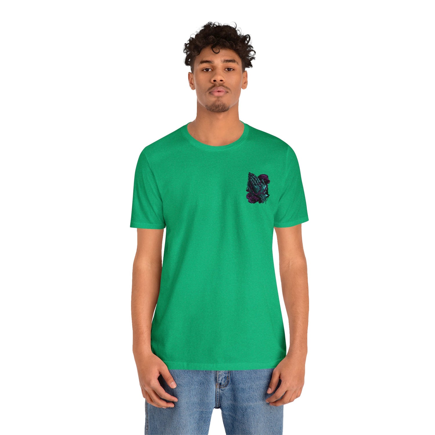 Praying Hands Jersey Short Sleeve Tee