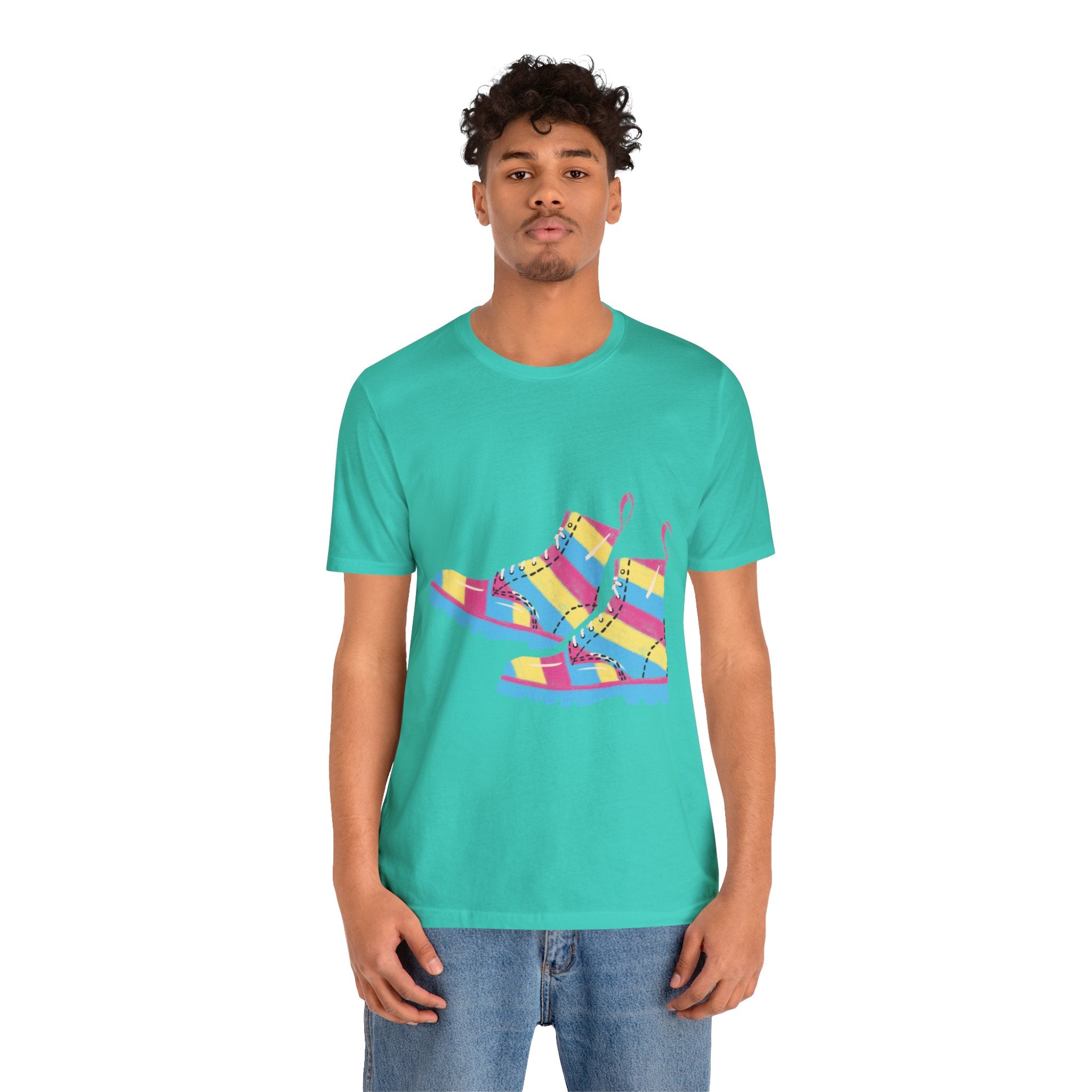 Pansexual Boots Short Sleeve Tee