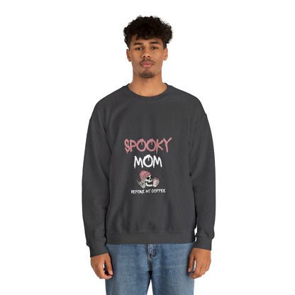 Rise and Haunt: Spooky Mom Before My Coffee Sweatshirt