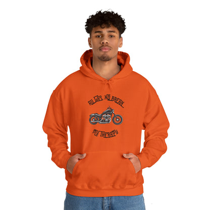 Biker Therapy Hooded Sweatshirt