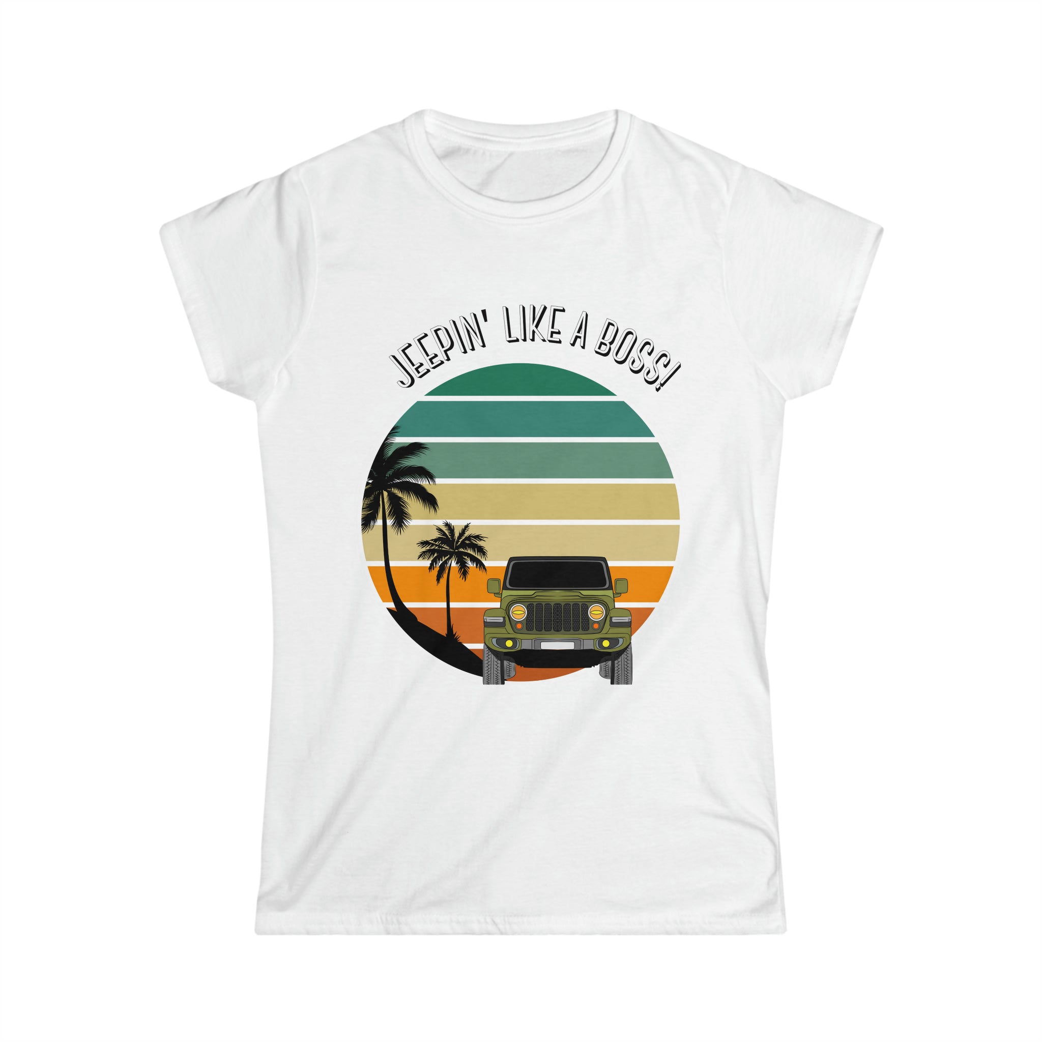 Jeepin like a boss Lady Tee