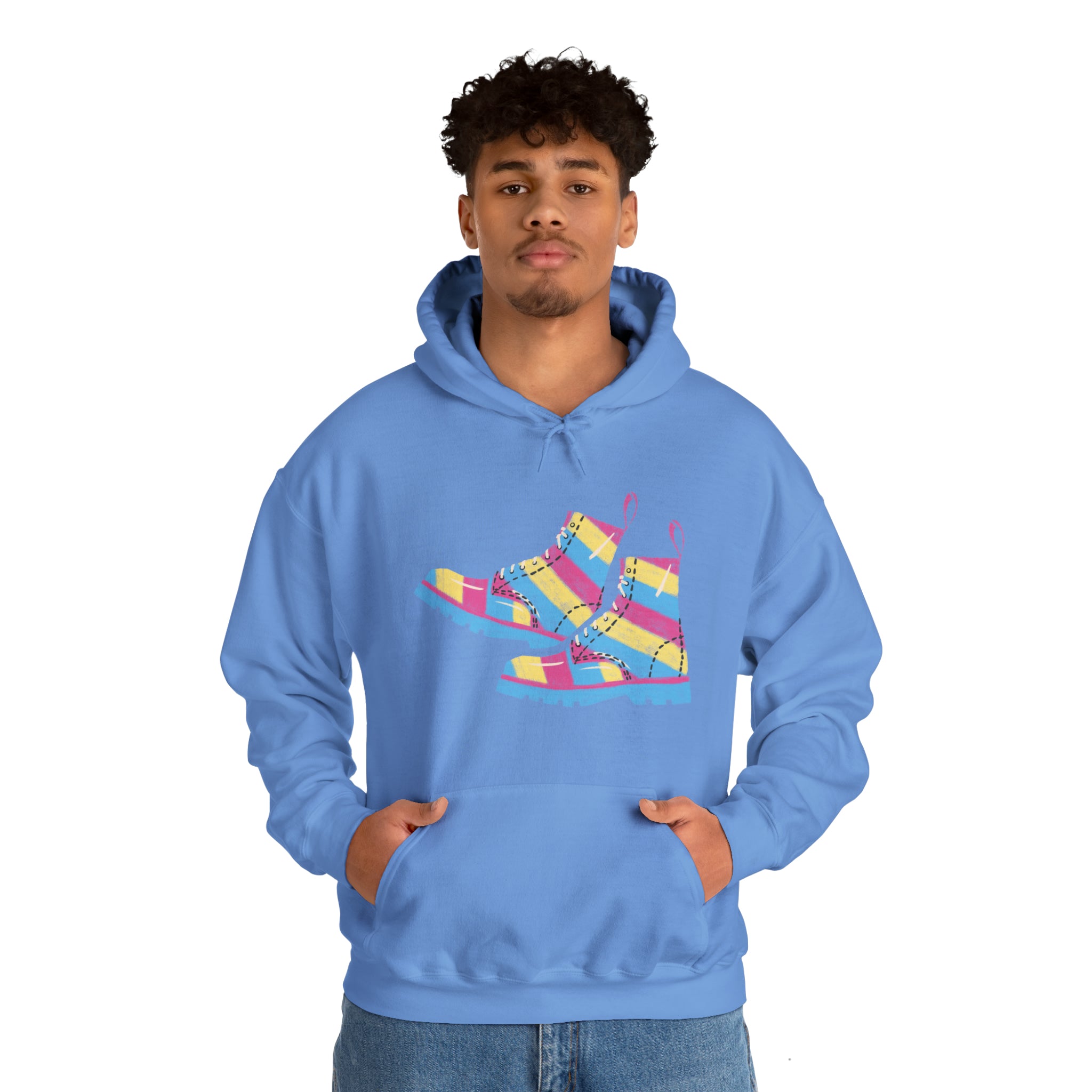 Pansexual Boots Hooded Sweatshirt