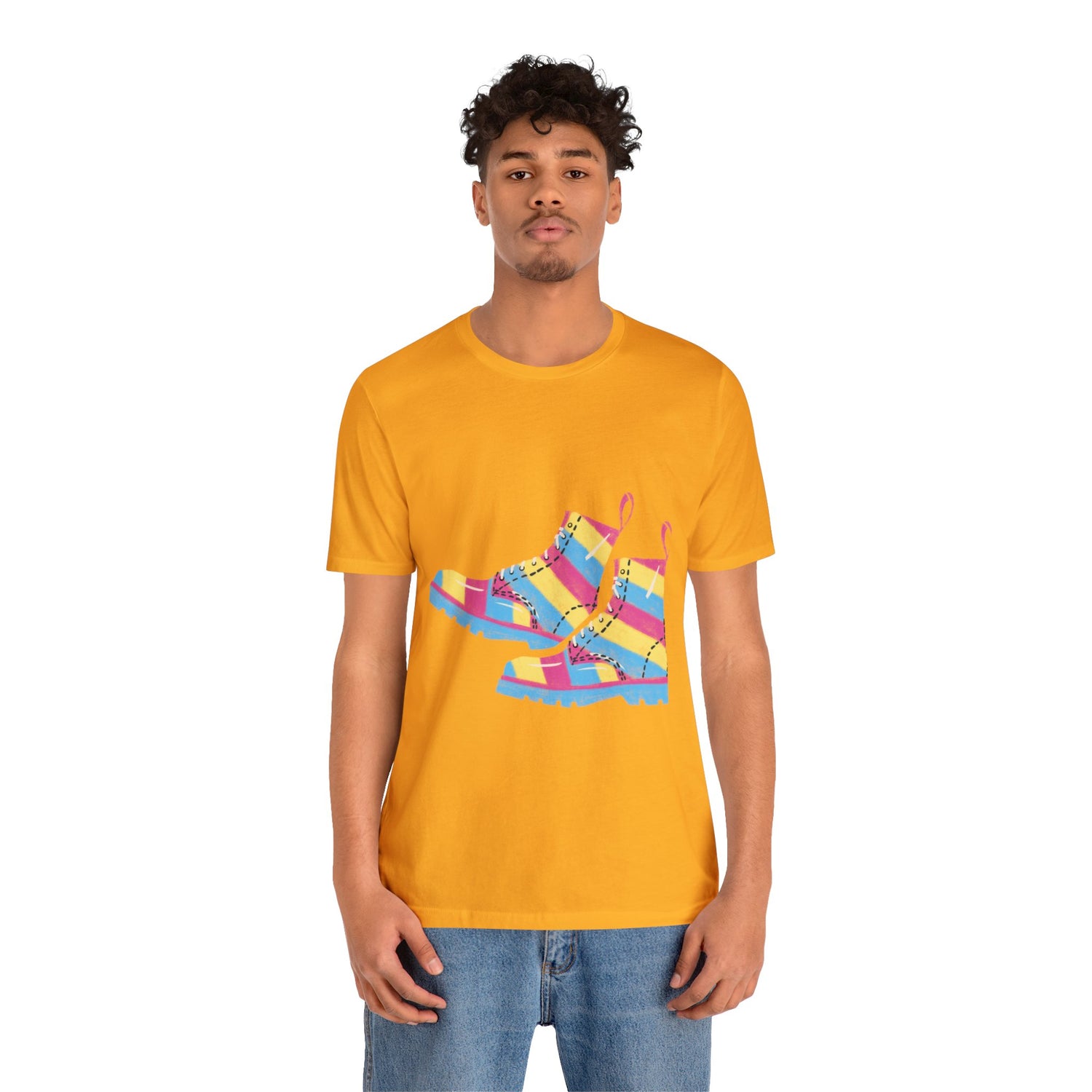 Pansexual Boots Short Sleeve Tee