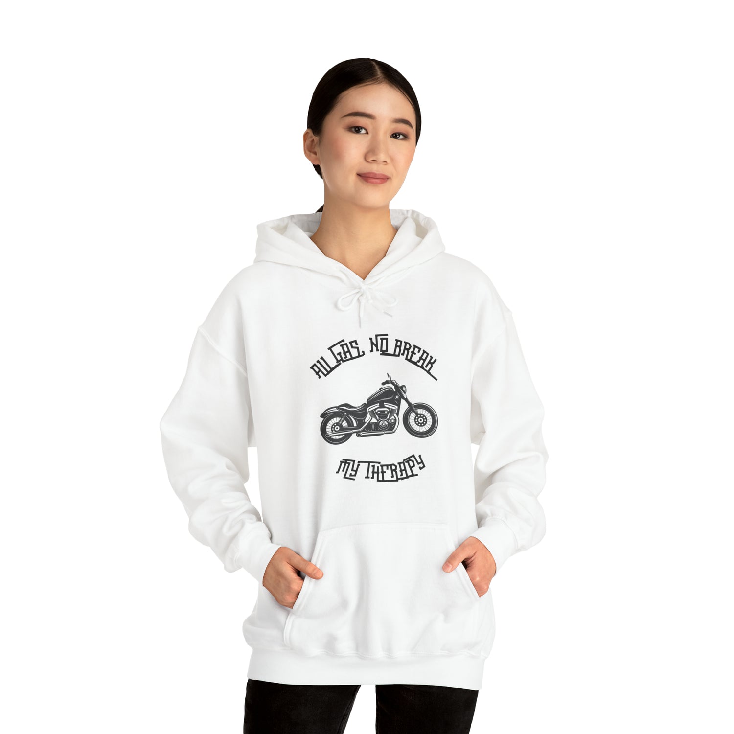 Biker Therapy Hooded Sweatshirt