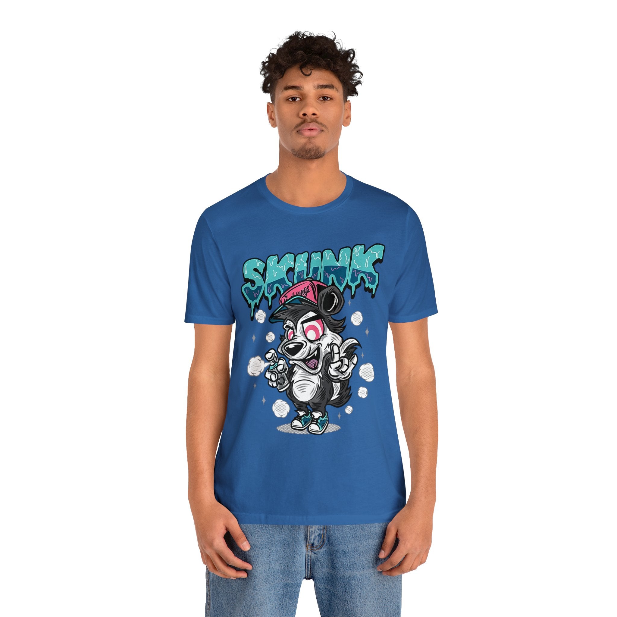 Hip Hop Skunk Jersey Short Sleeve Tee