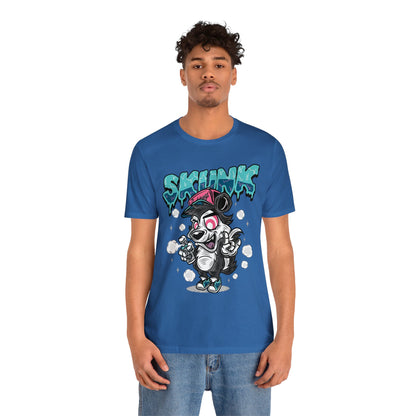 Hip Hop Skunk Jersey Short Sleeve Tee