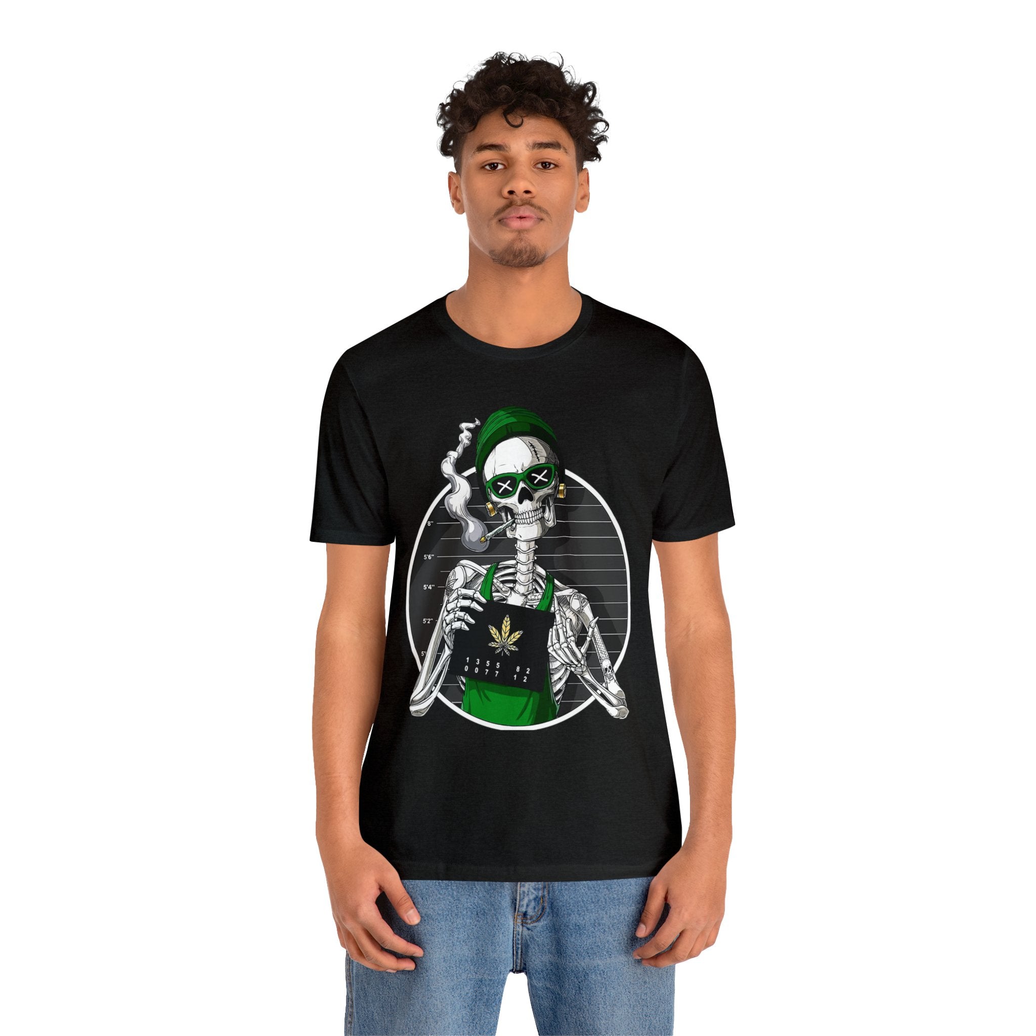 Skeleton Jersey Short Sleeve Tee