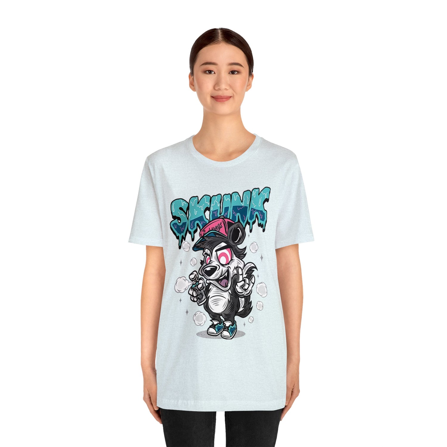 Hip Hop Skunk Jersey Short Sleeve Tee