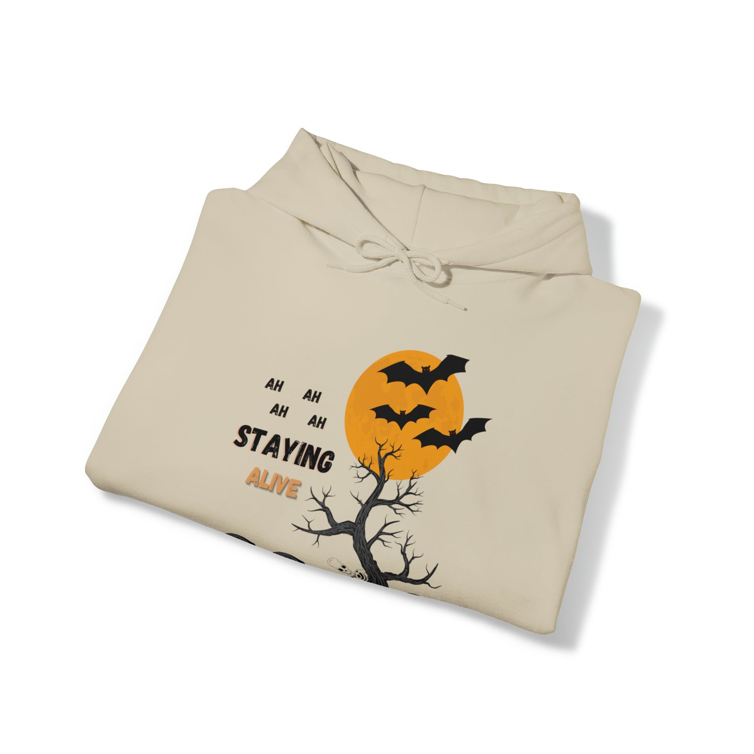 Graveyard Groove: Staying Alive Halloween Hoodie