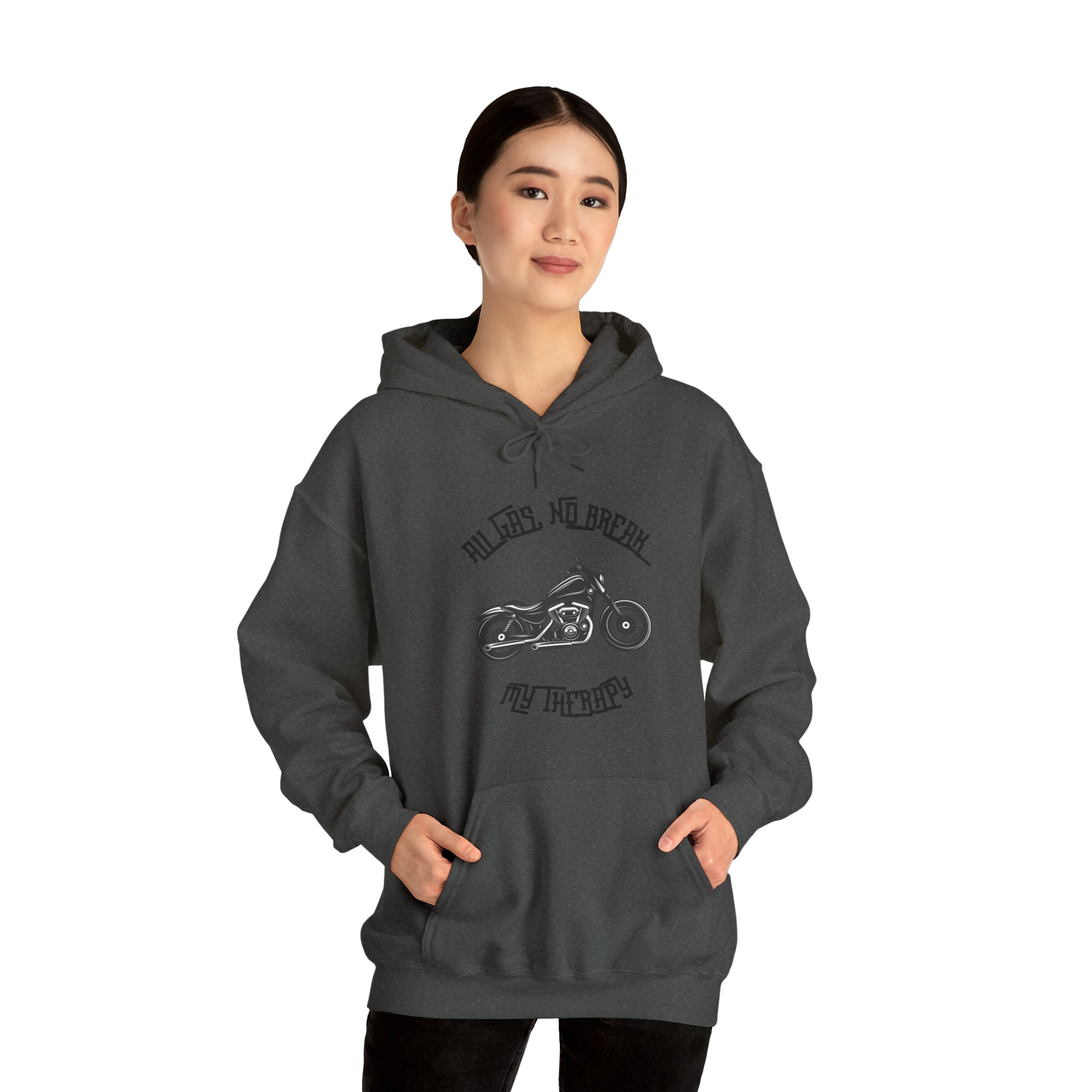 Biker Therapy Hooded Sweatshirt