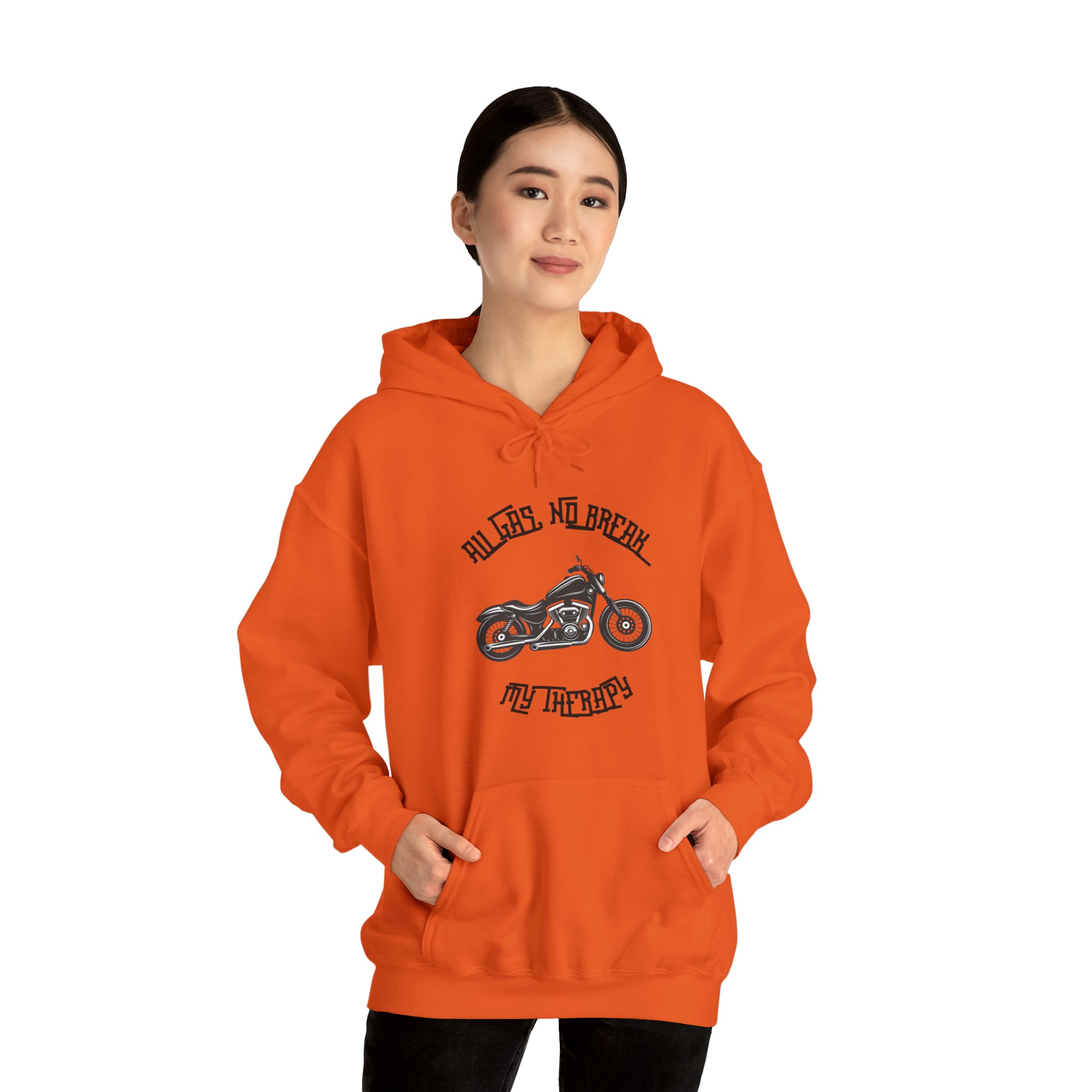 Biker Therapy Hooded Sweatshirt