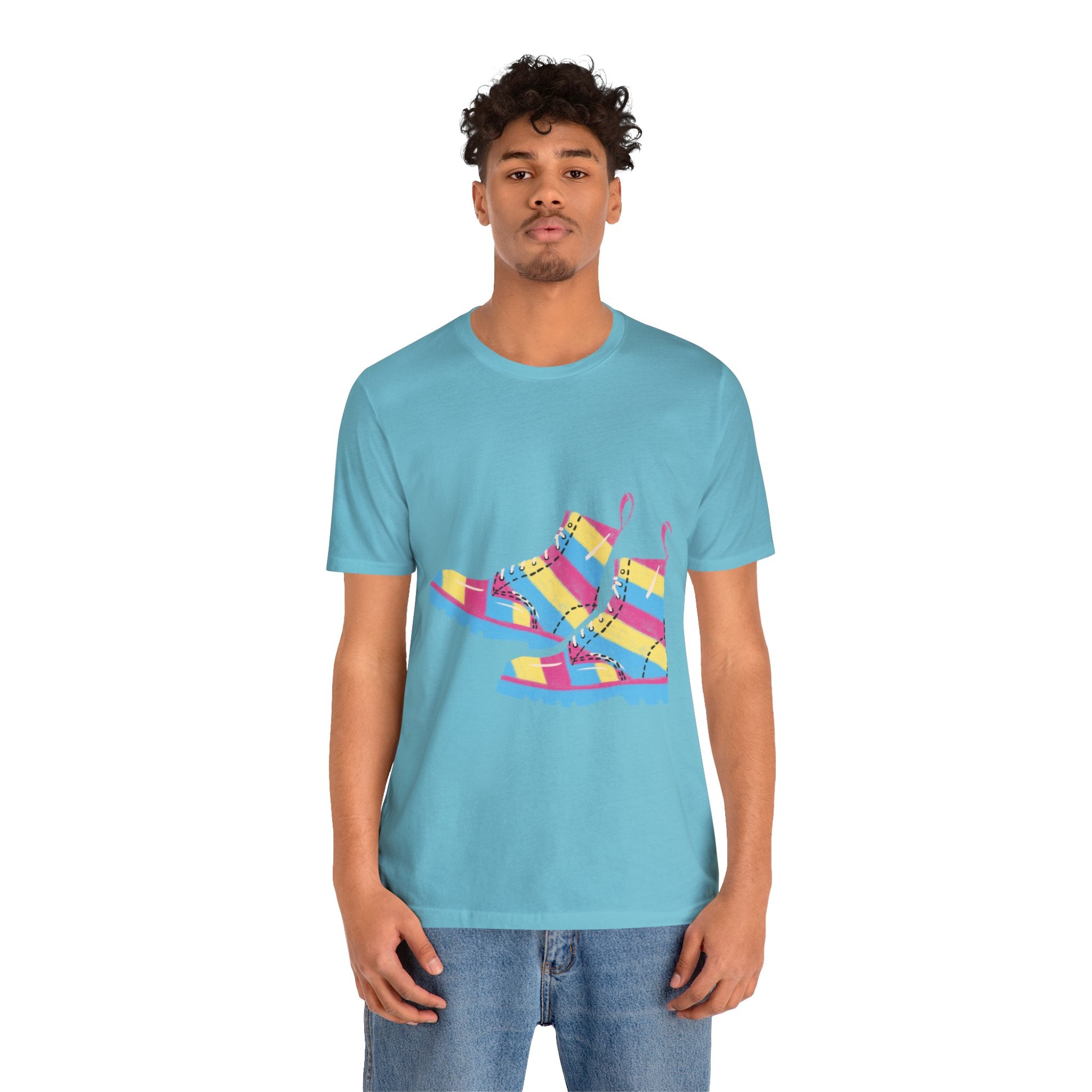 Pansexual Boots Short Sleeve Tee