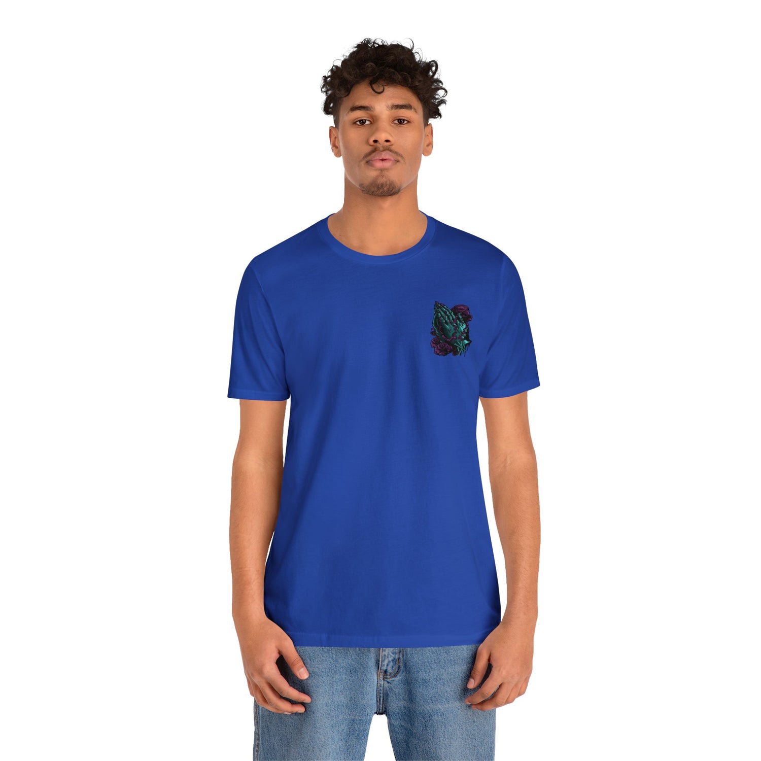 Praying Hands Jersey Short Sleeve Tee