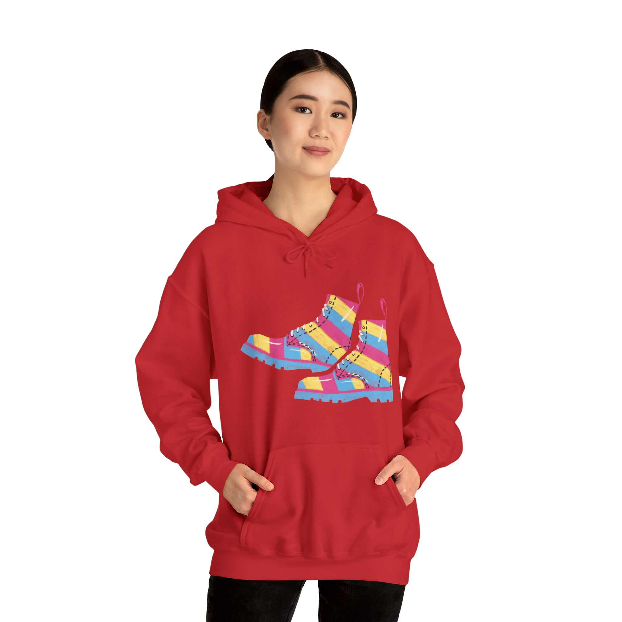 Pansexual Boots Hooded Sweatshirt