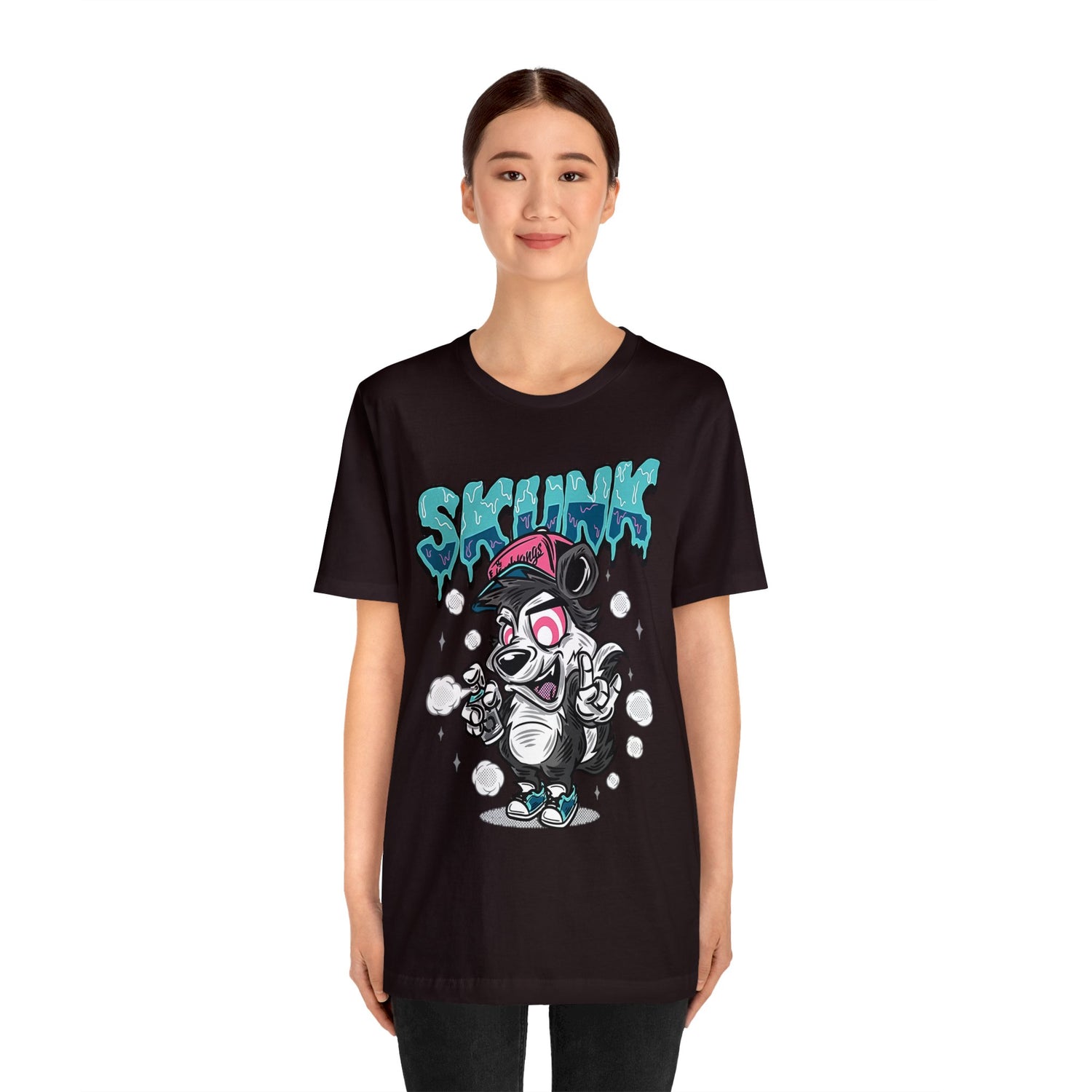 Hip Hop Skunk Jersey Short Sleeve Tee