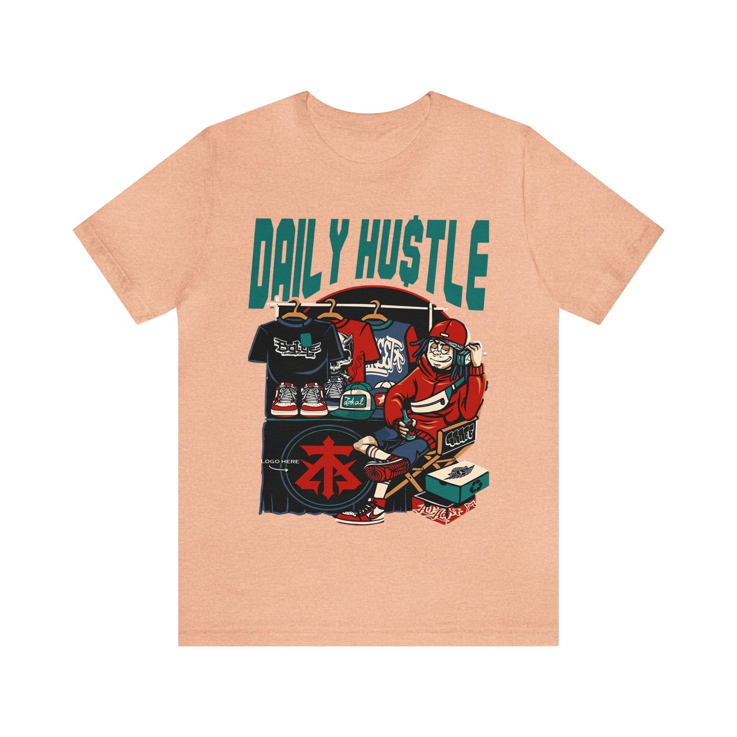 Daily Hustle Jersey Short Sleeve Tee