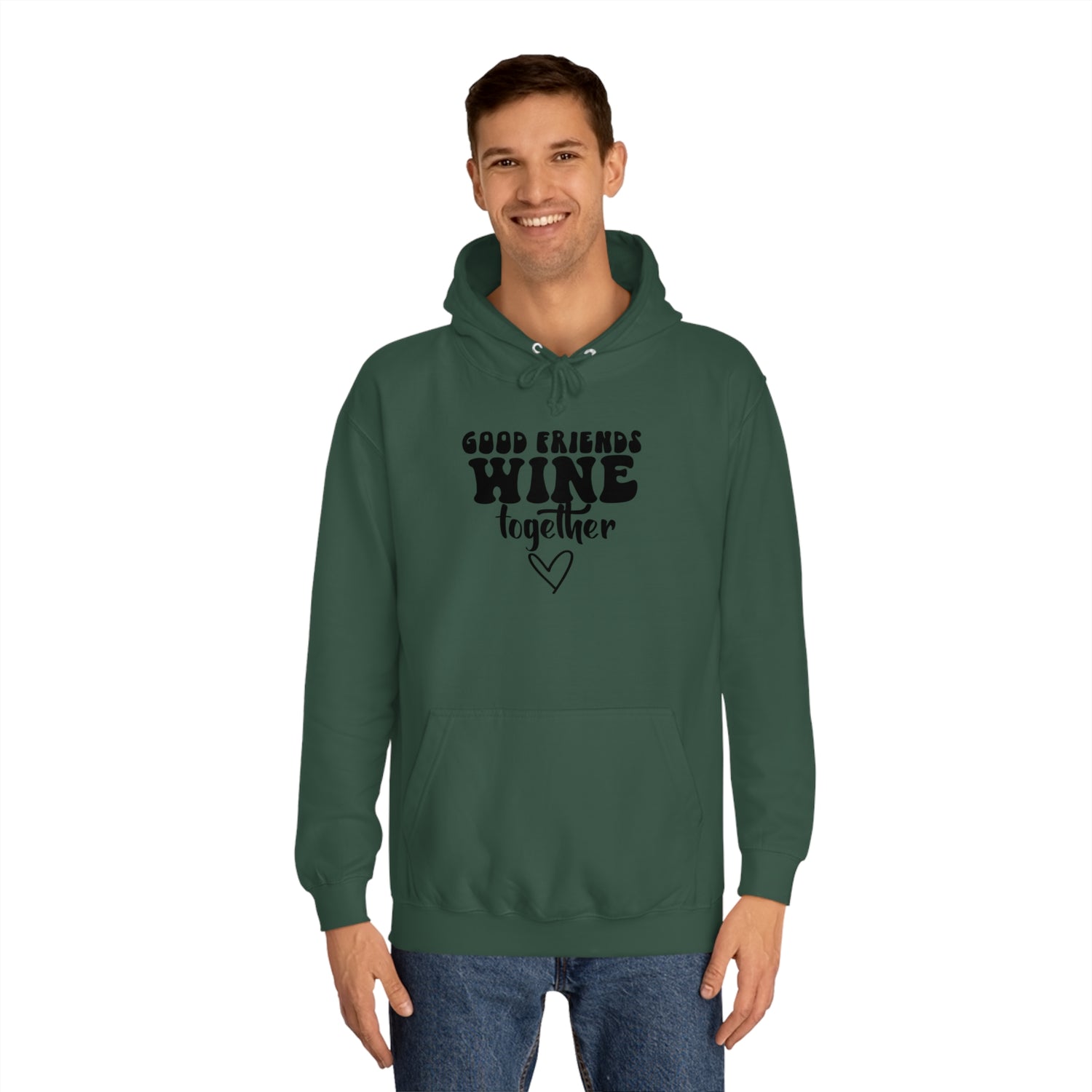 Friends Wine Hoodie