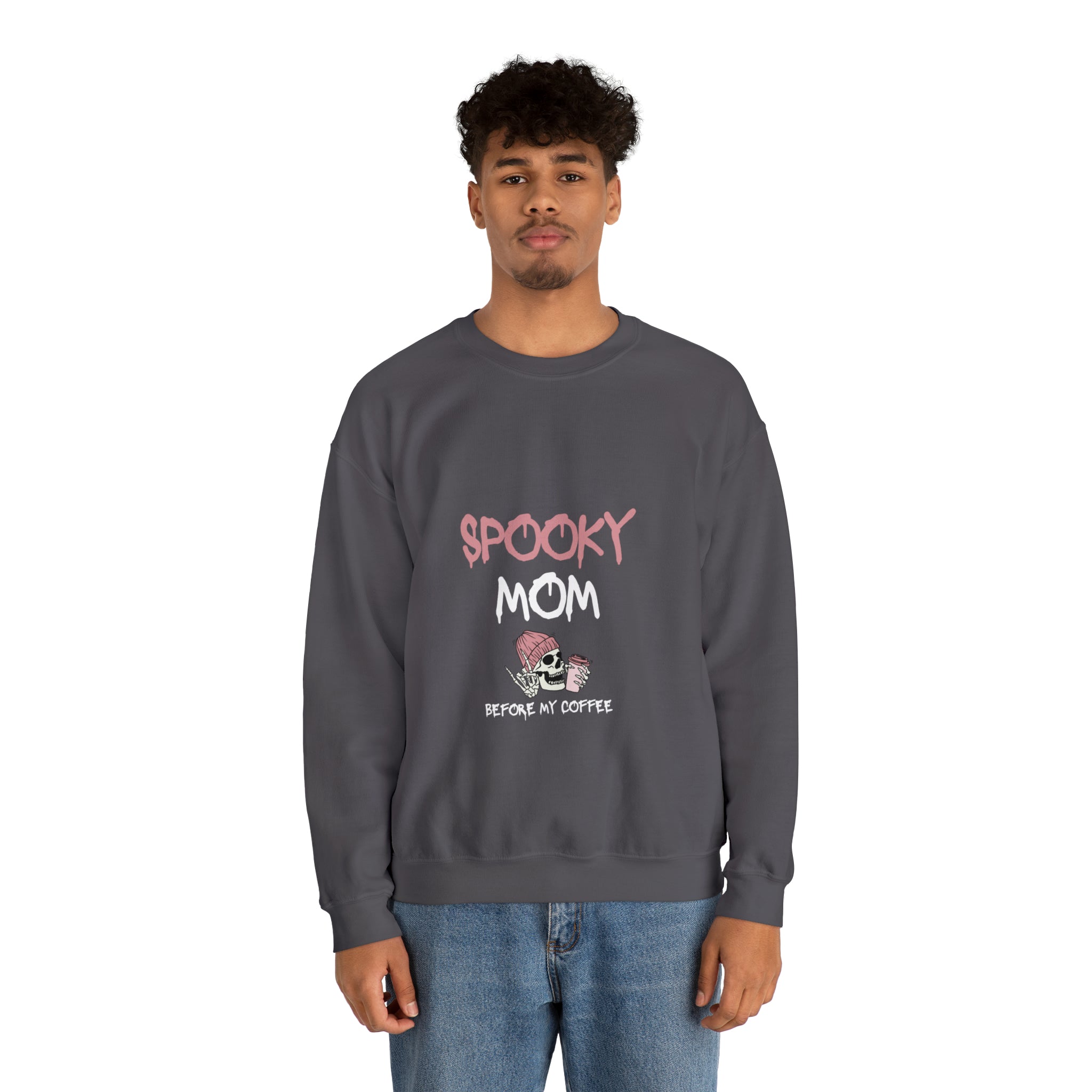 Rise and Haunt: Spooky Mom Before My Coffee Sweatshirt