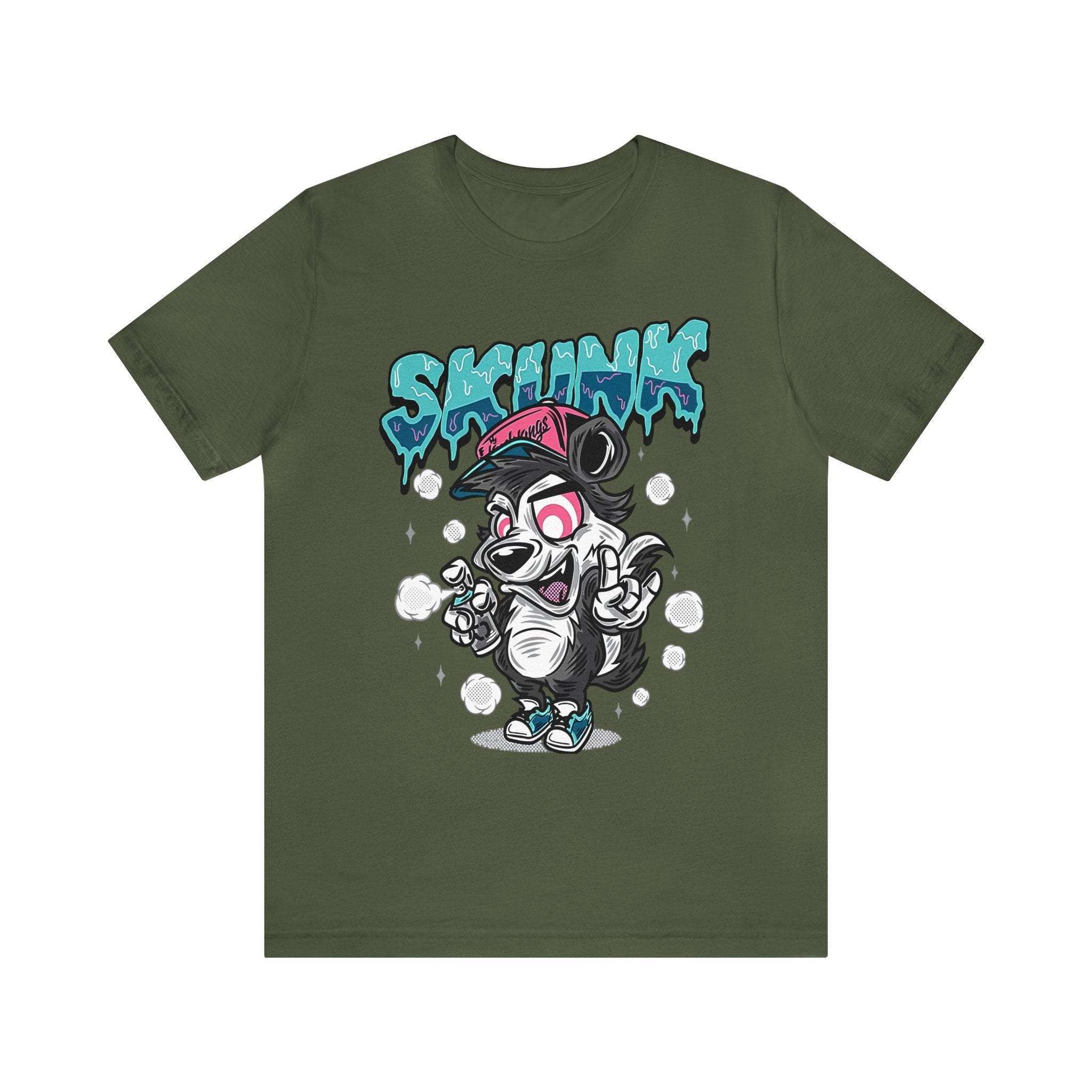 Hip Hop Skunk Jersey Short Sleeve Tee