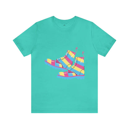 Pansexual Boots Short Sleeve Tee