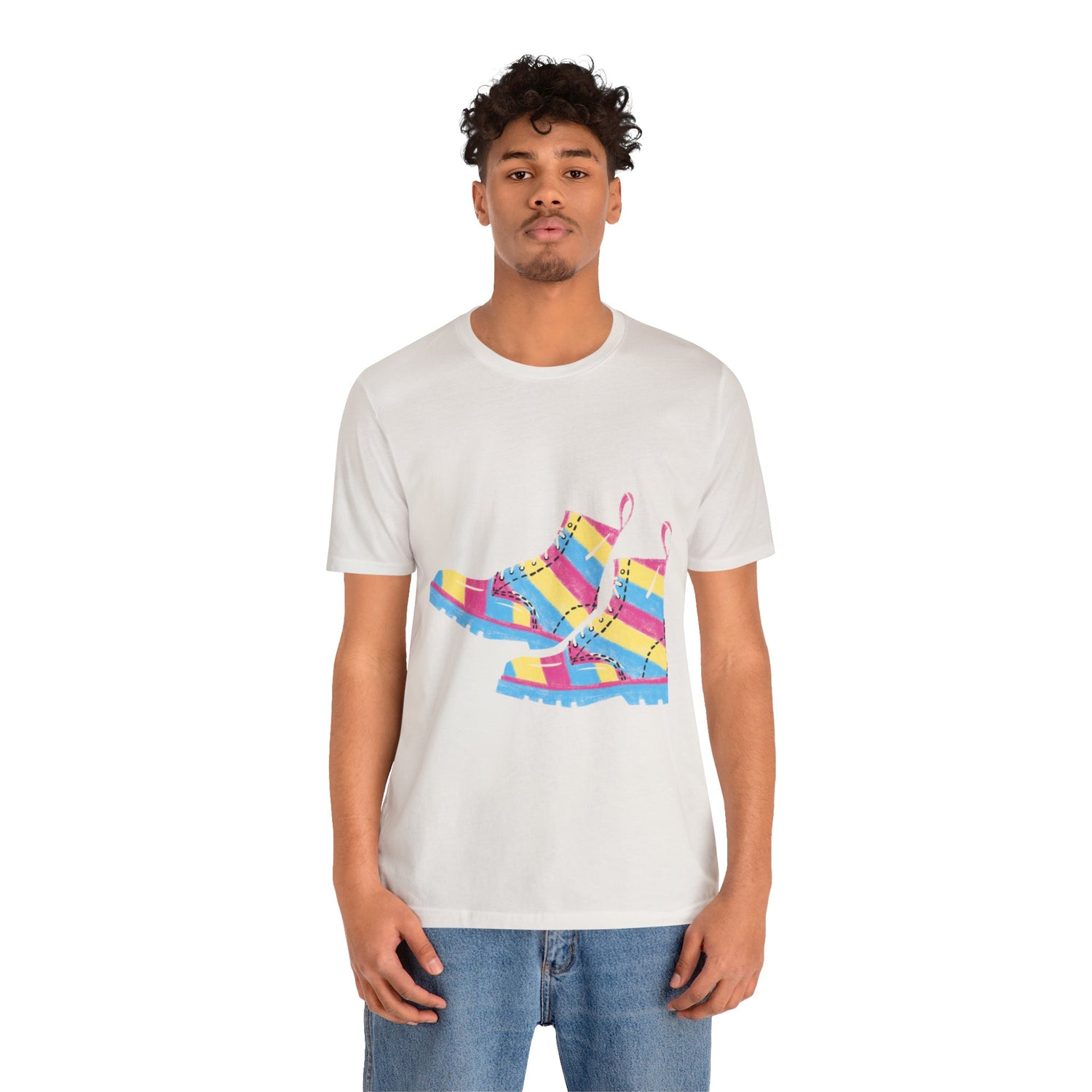 Pansexual Boots Short Sleeve Tee