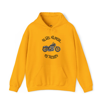 Biker Therapy Hooded Sweatshirt