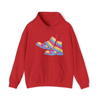 Pansexual Boots Hooded Sweatshirt