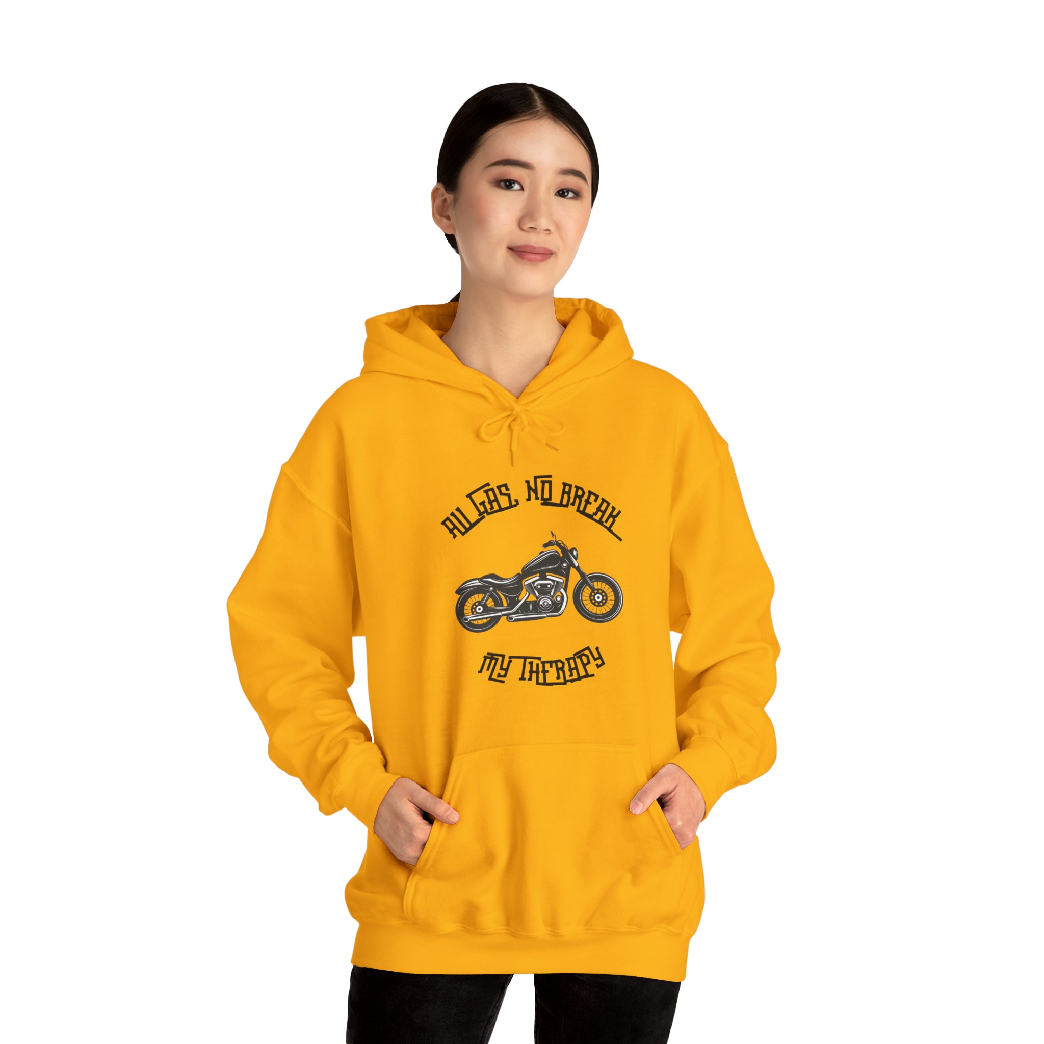 Biker Therapy Hooded Sweatshirt