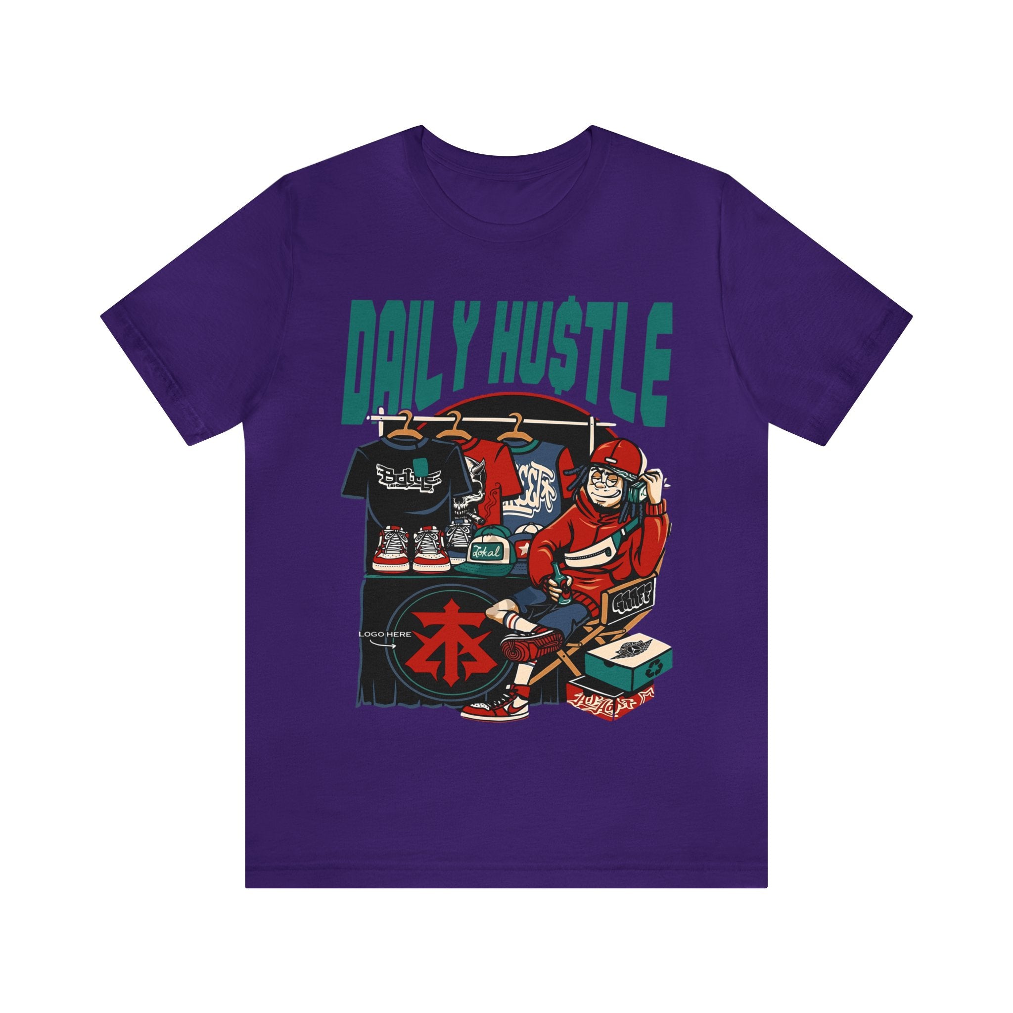 Daily Hustle Jersey Short Sleeve Tee