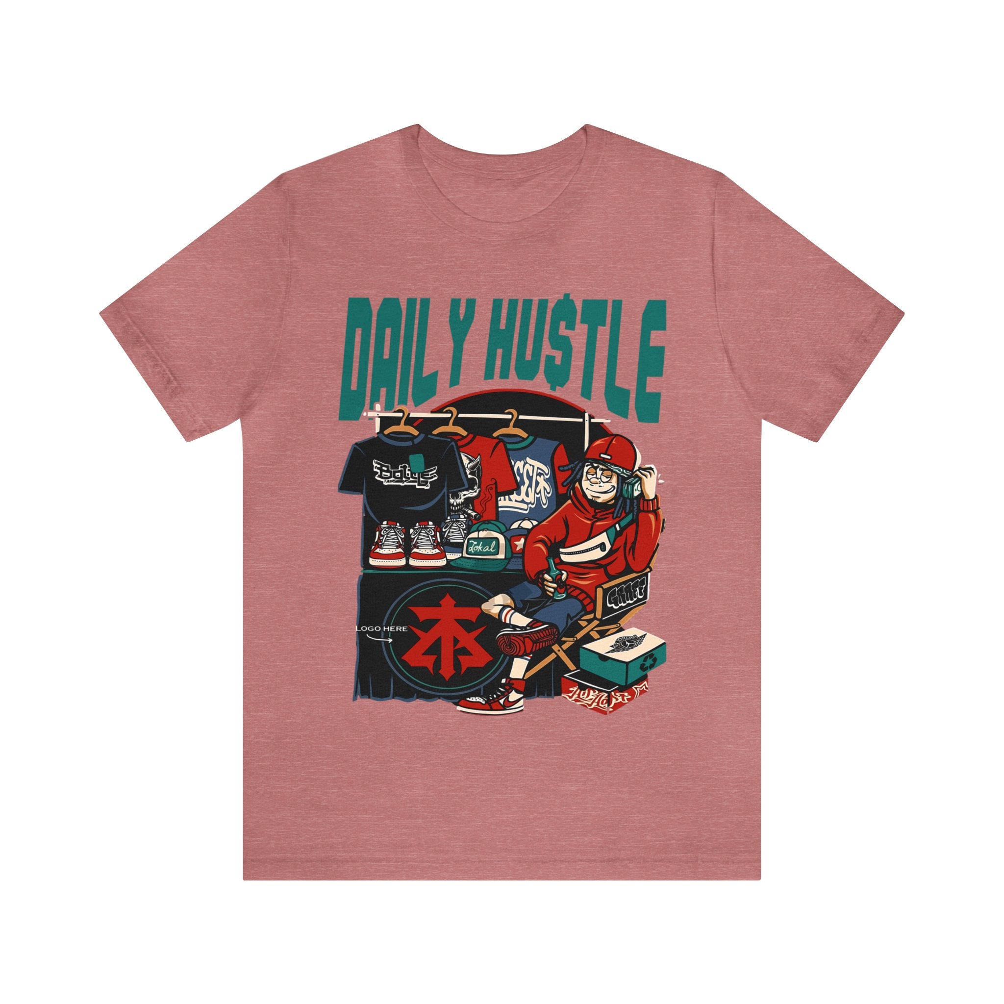 Daily Hustle Jersey Short Sleeve Tee