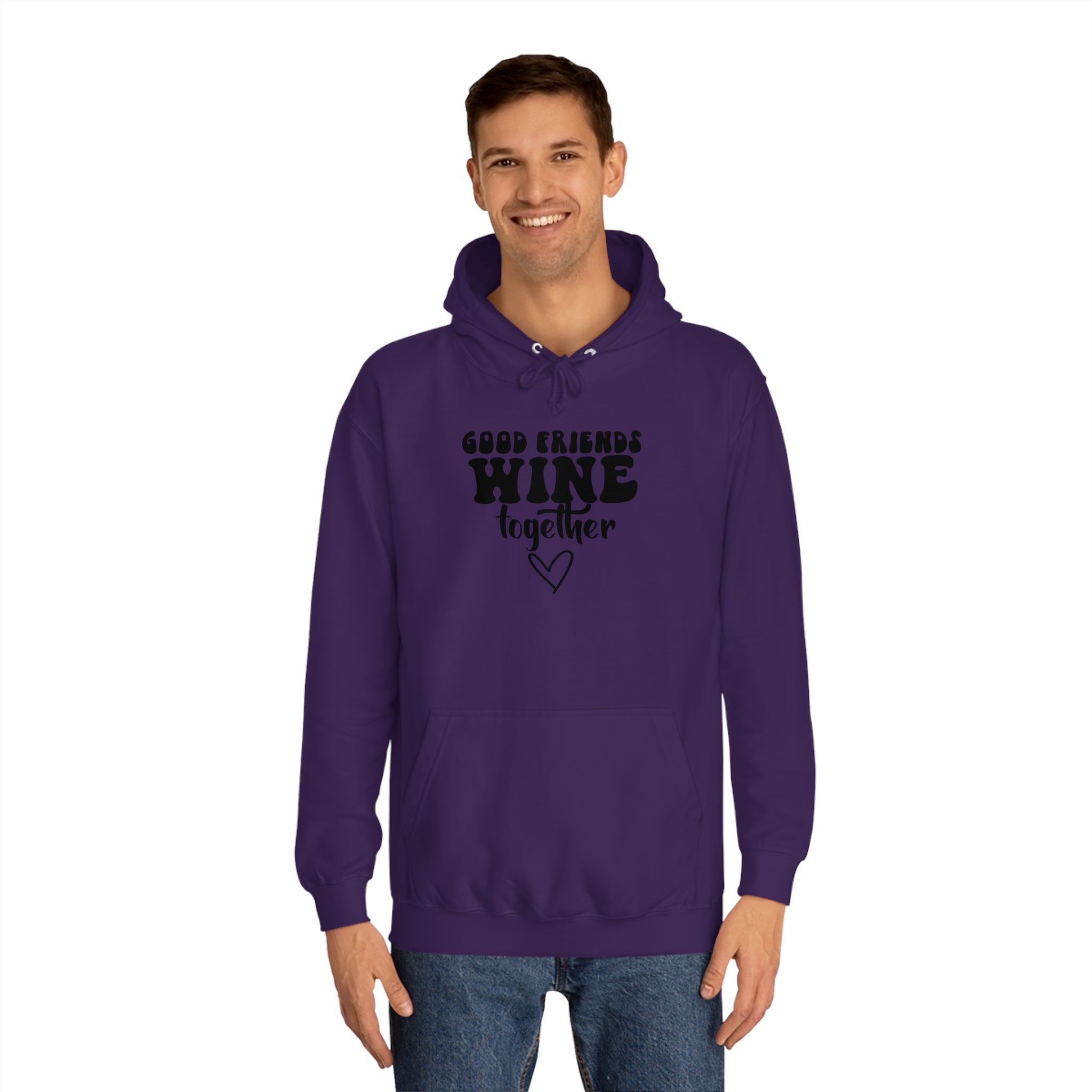 Friends Wine Hoodie