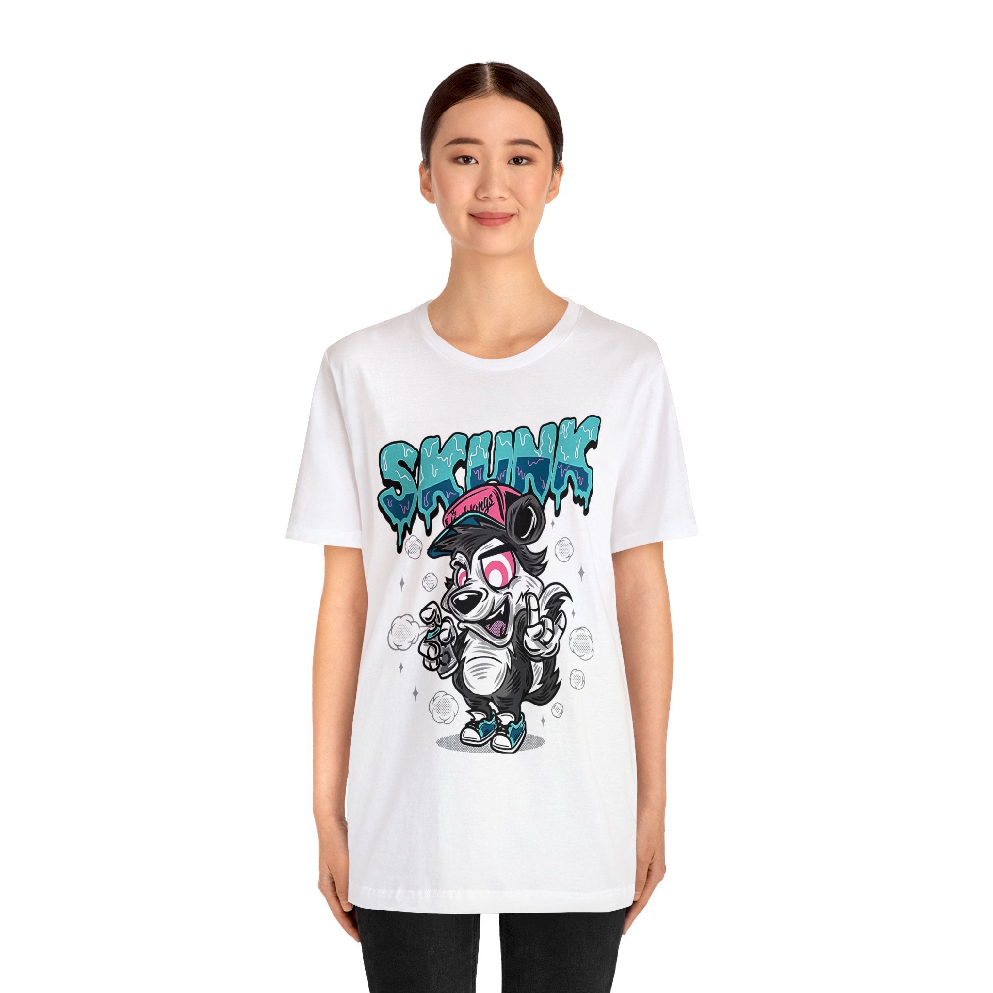 Hip Hop Skunk Jersey Short Sleeve Tee