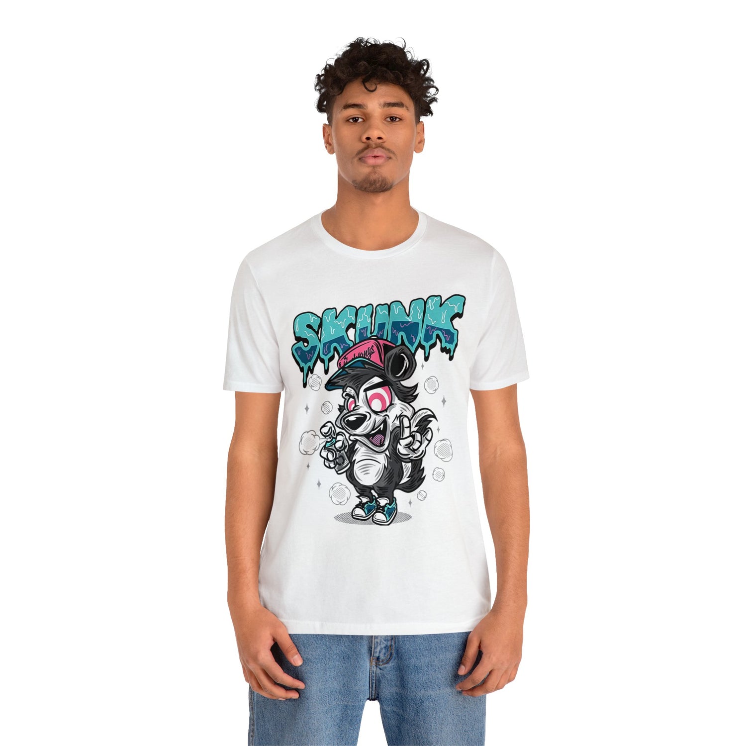 Hip Hop Skunk Jersey Short Sleeve Tee