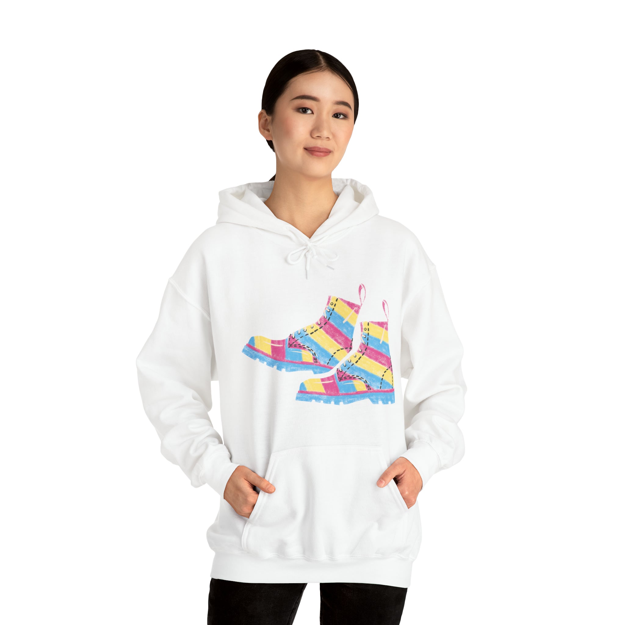 Pansexual Boots Hooded Sweatshirt